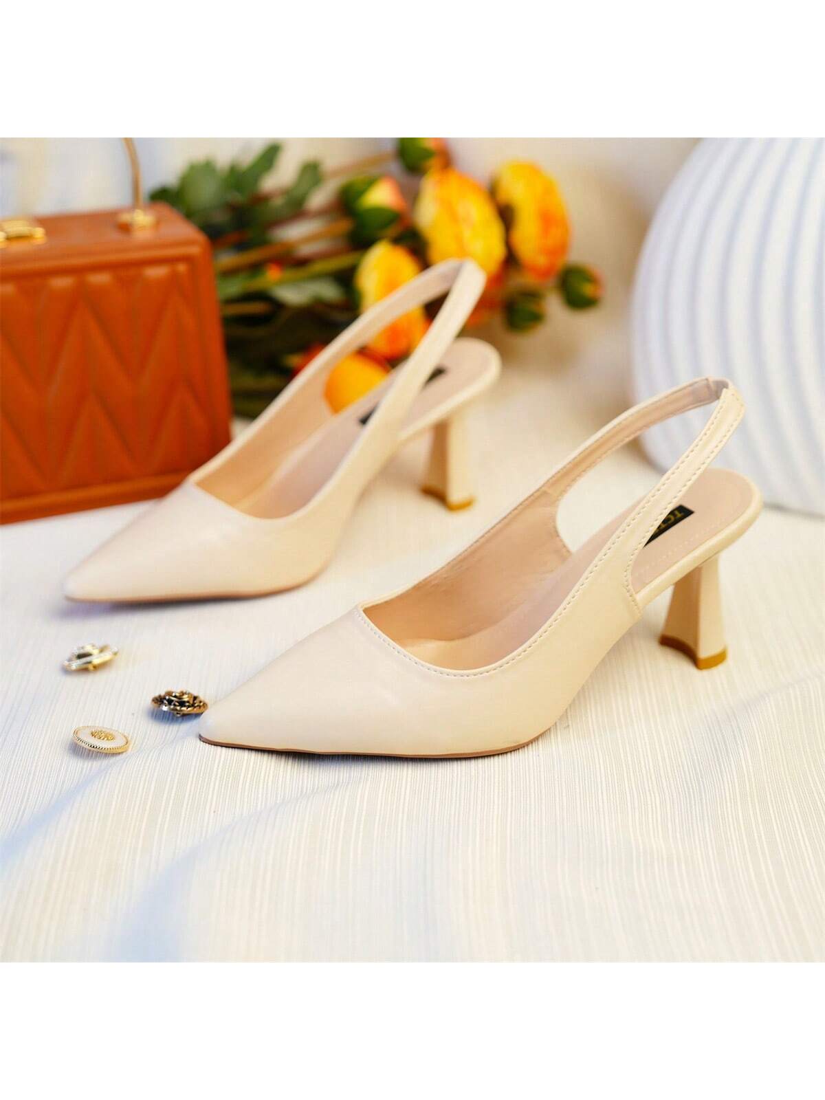 In Beige Women Pumps