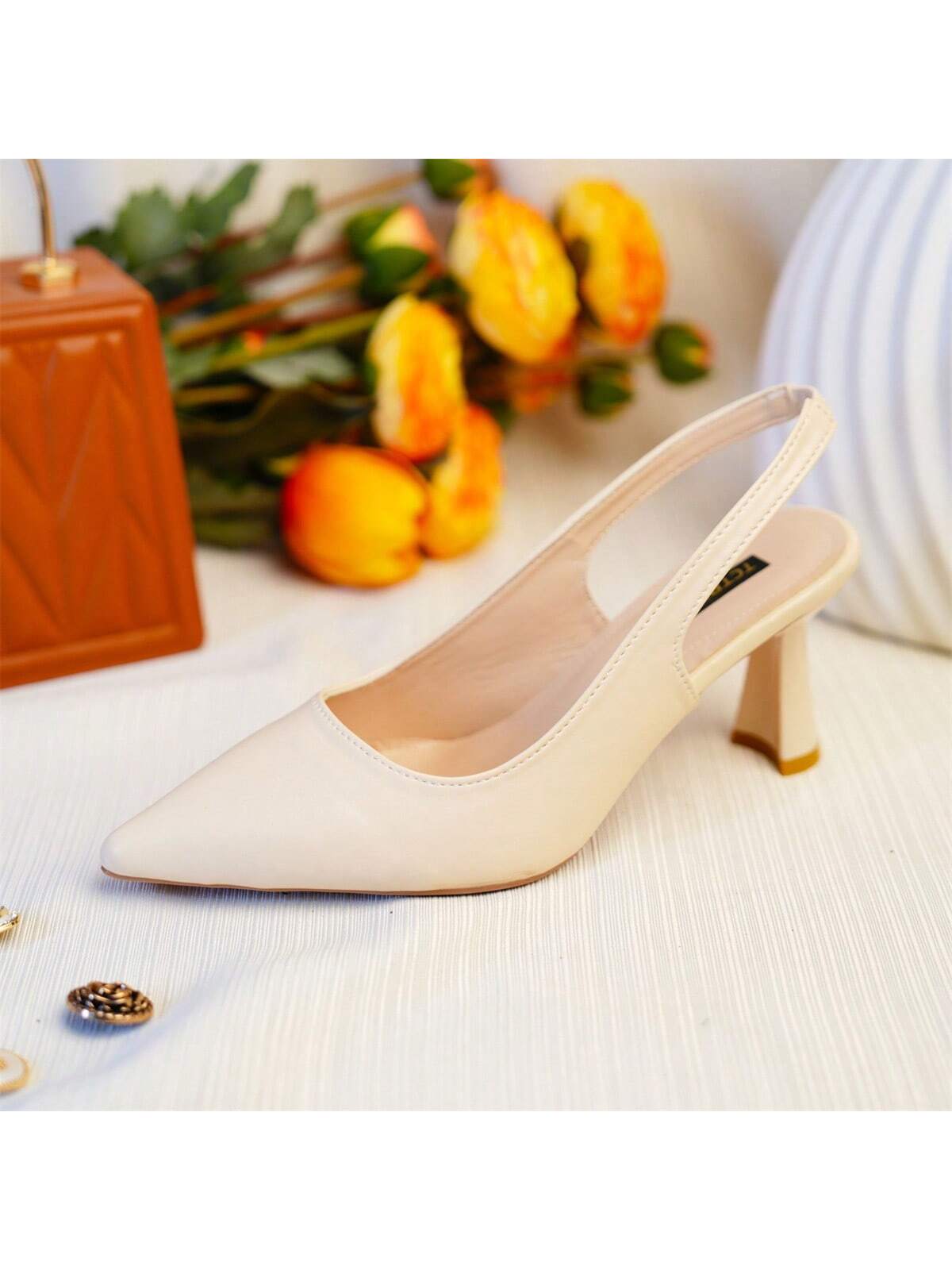 In Beige Women Pumps