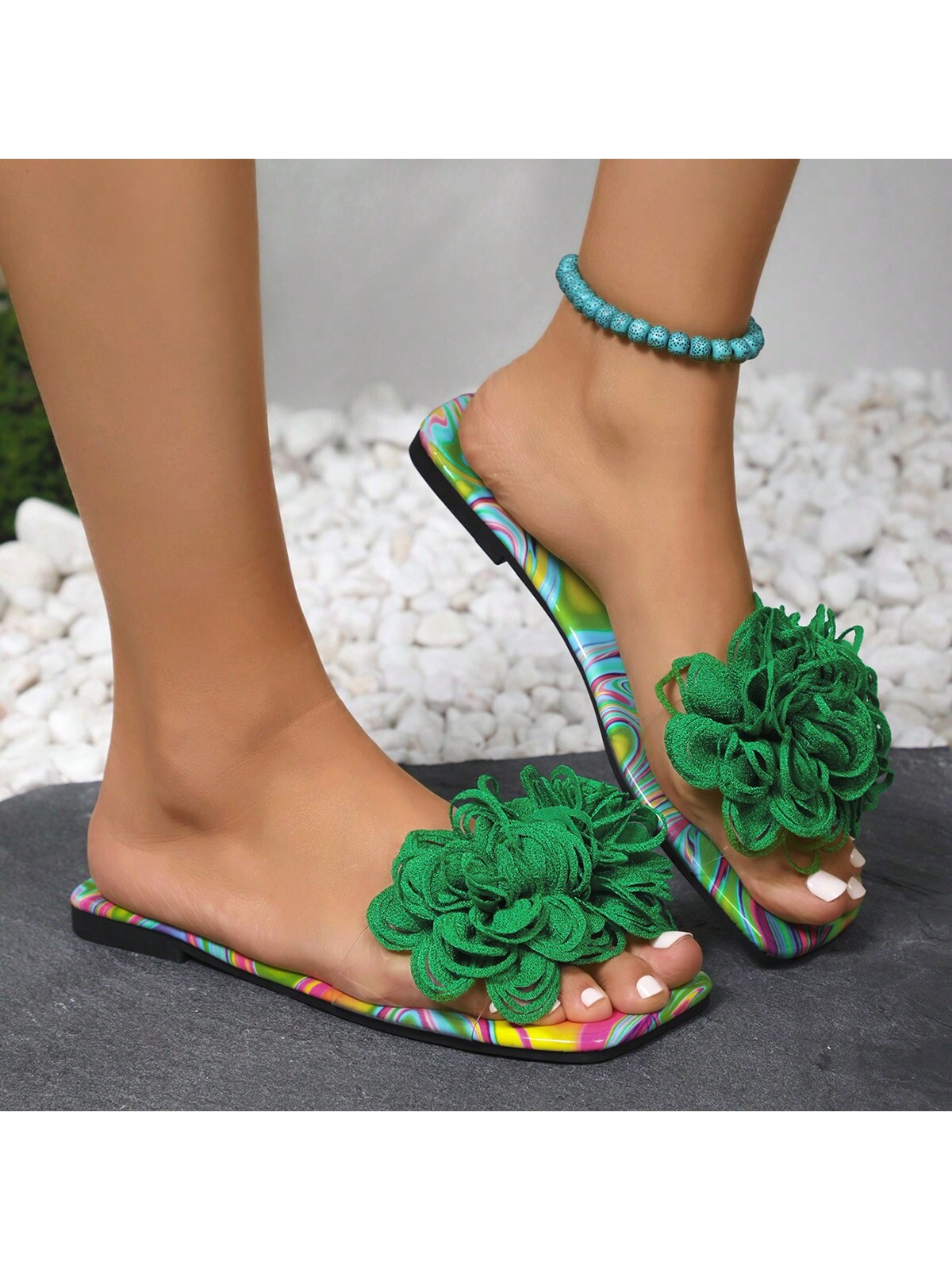 In Green Women Shoes