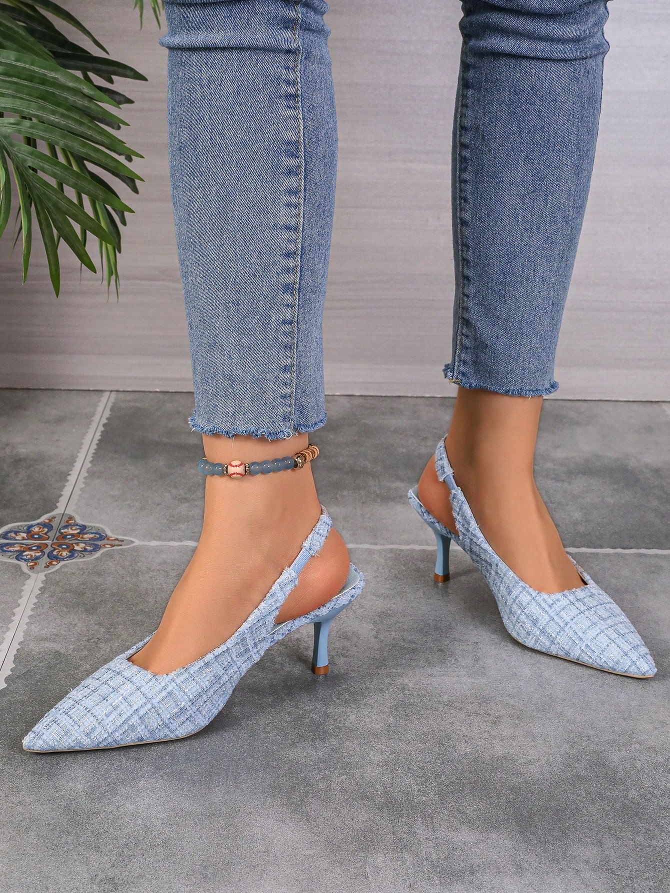 In Baby Blue Women Pumps