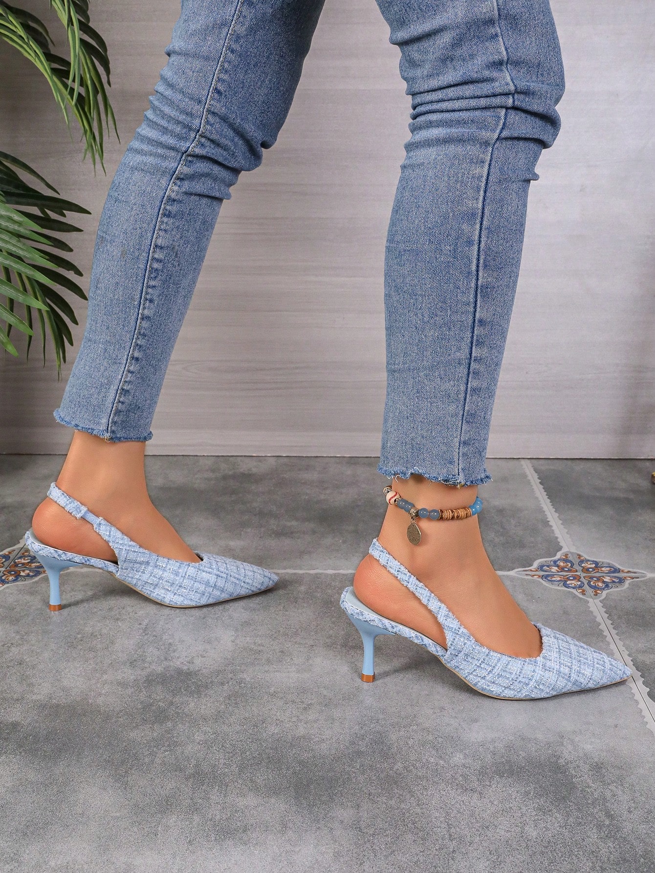 In Baby Blue Women Pumps