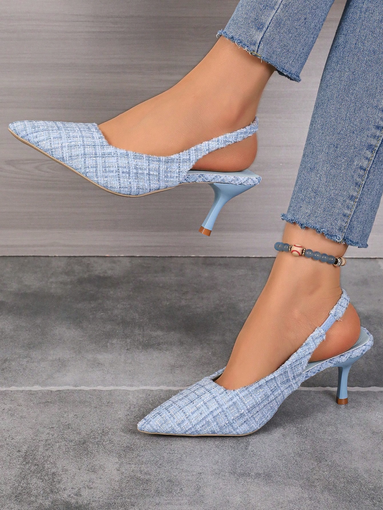 In Baby Blue Women Pumps