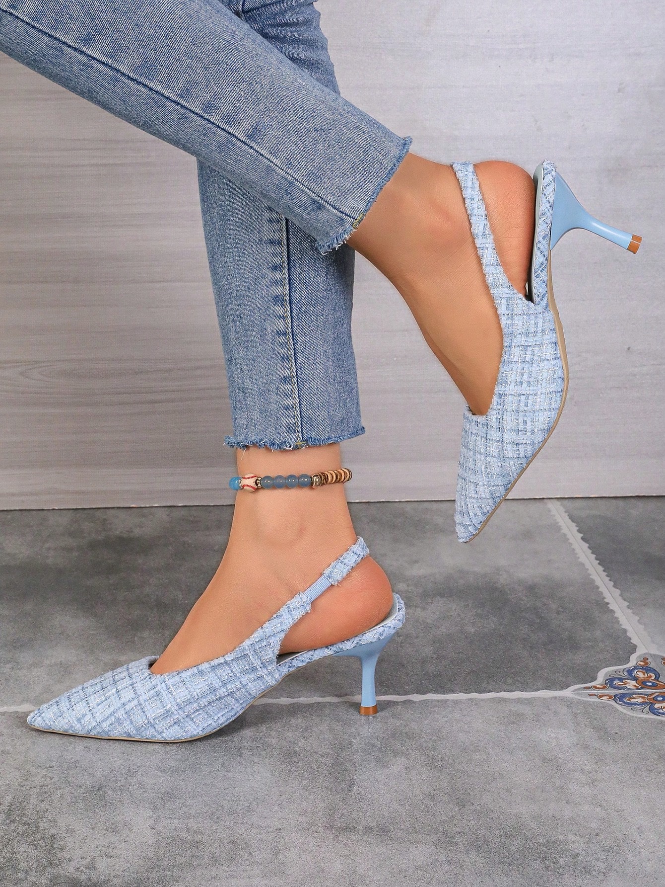 In Baby Blue Women Pumps