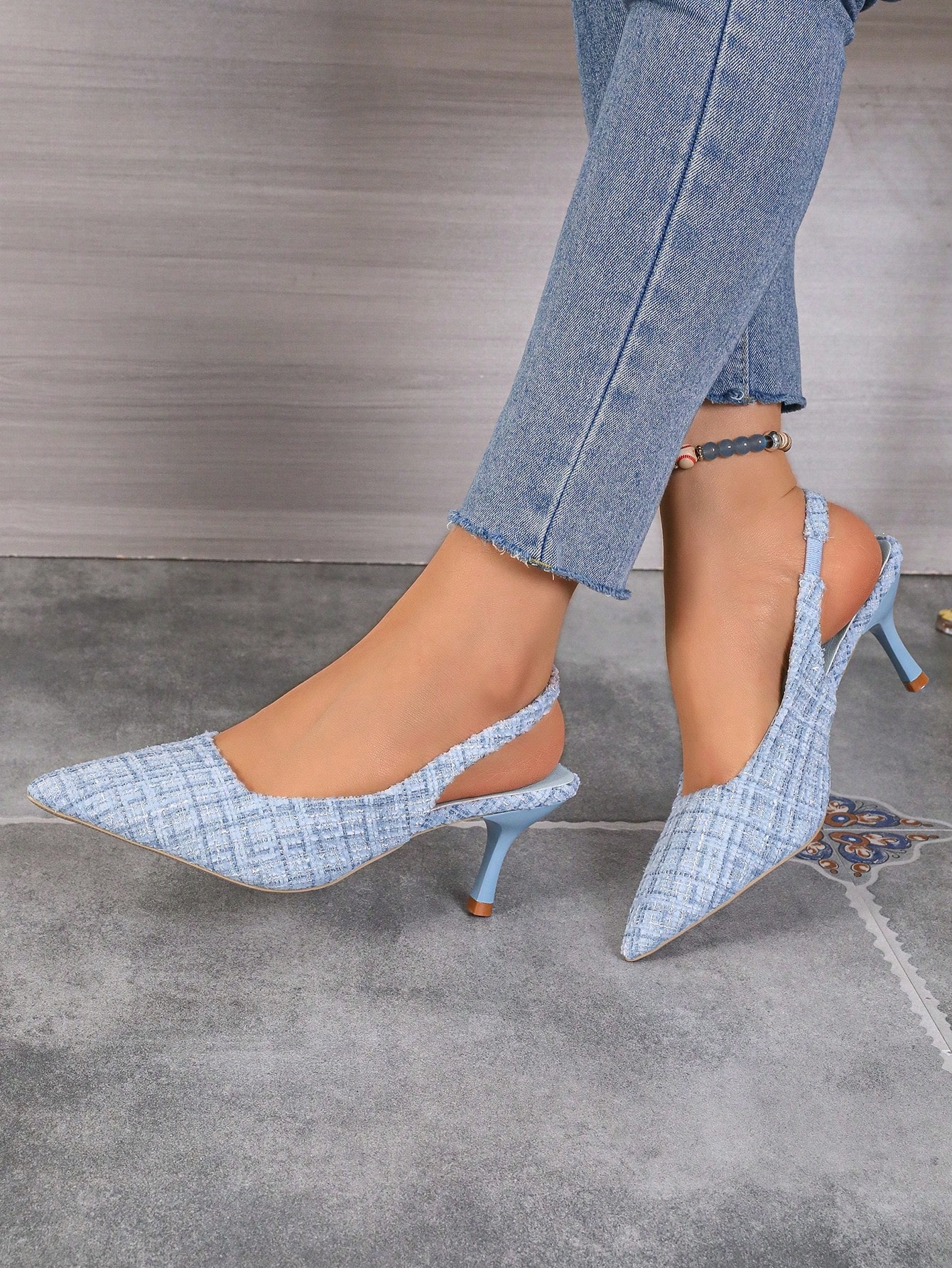 In Baby Blue Women Pumps