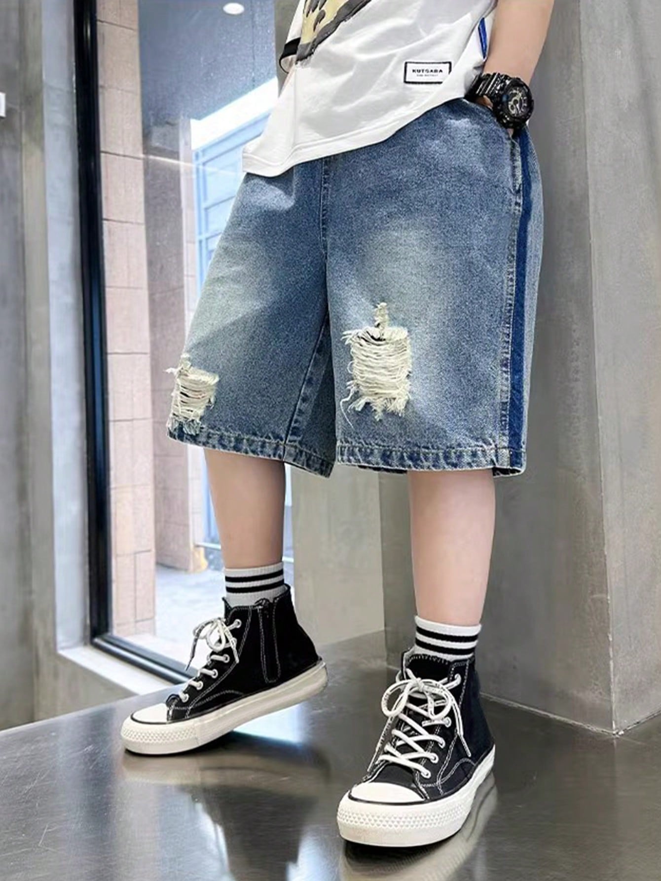 Tween Boys Denim Shorts