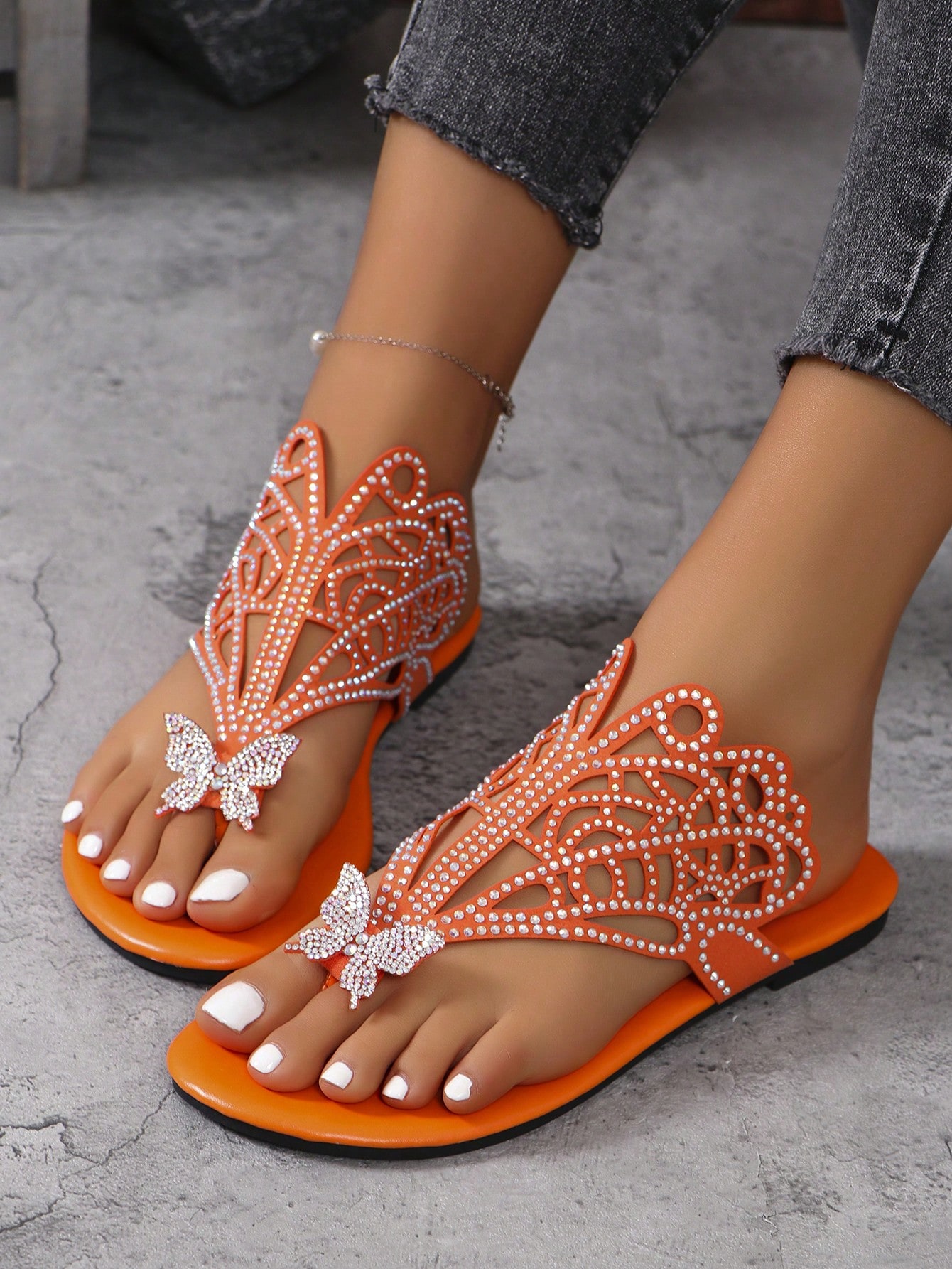 In Orange Women Shoes