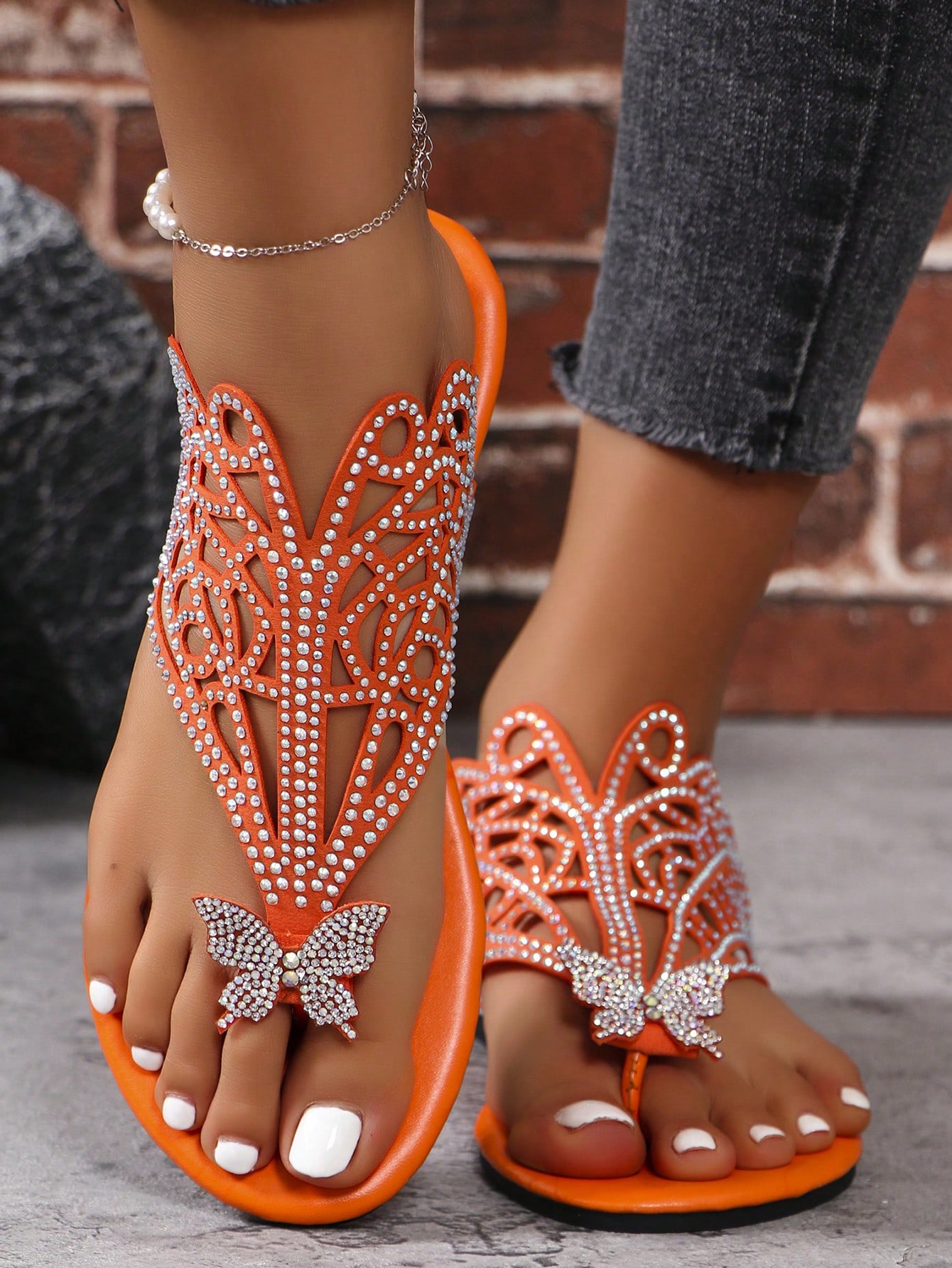 In Orange Women Shoes