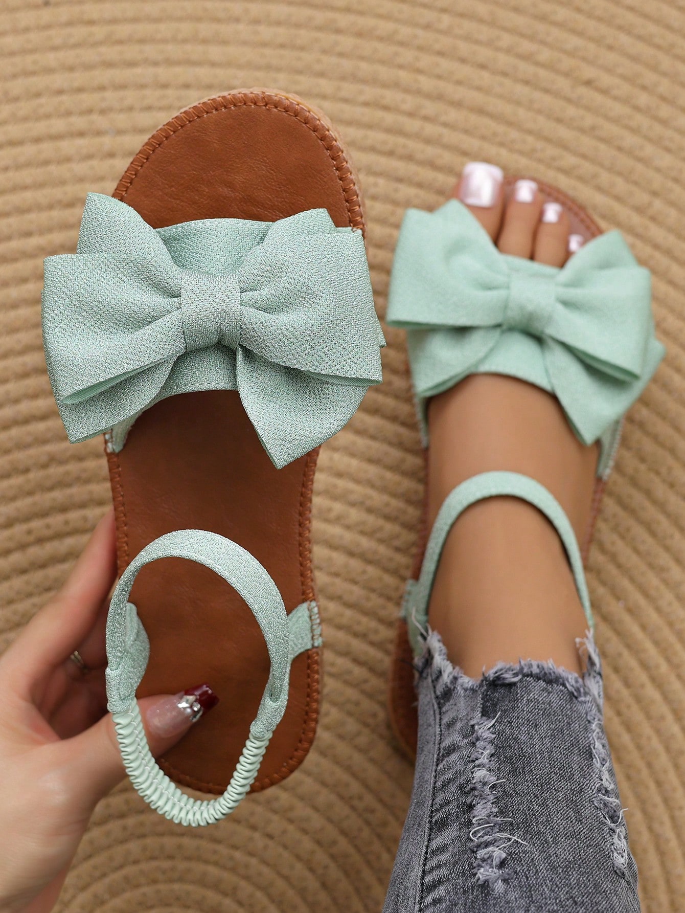 In Mint Green Women Shoes