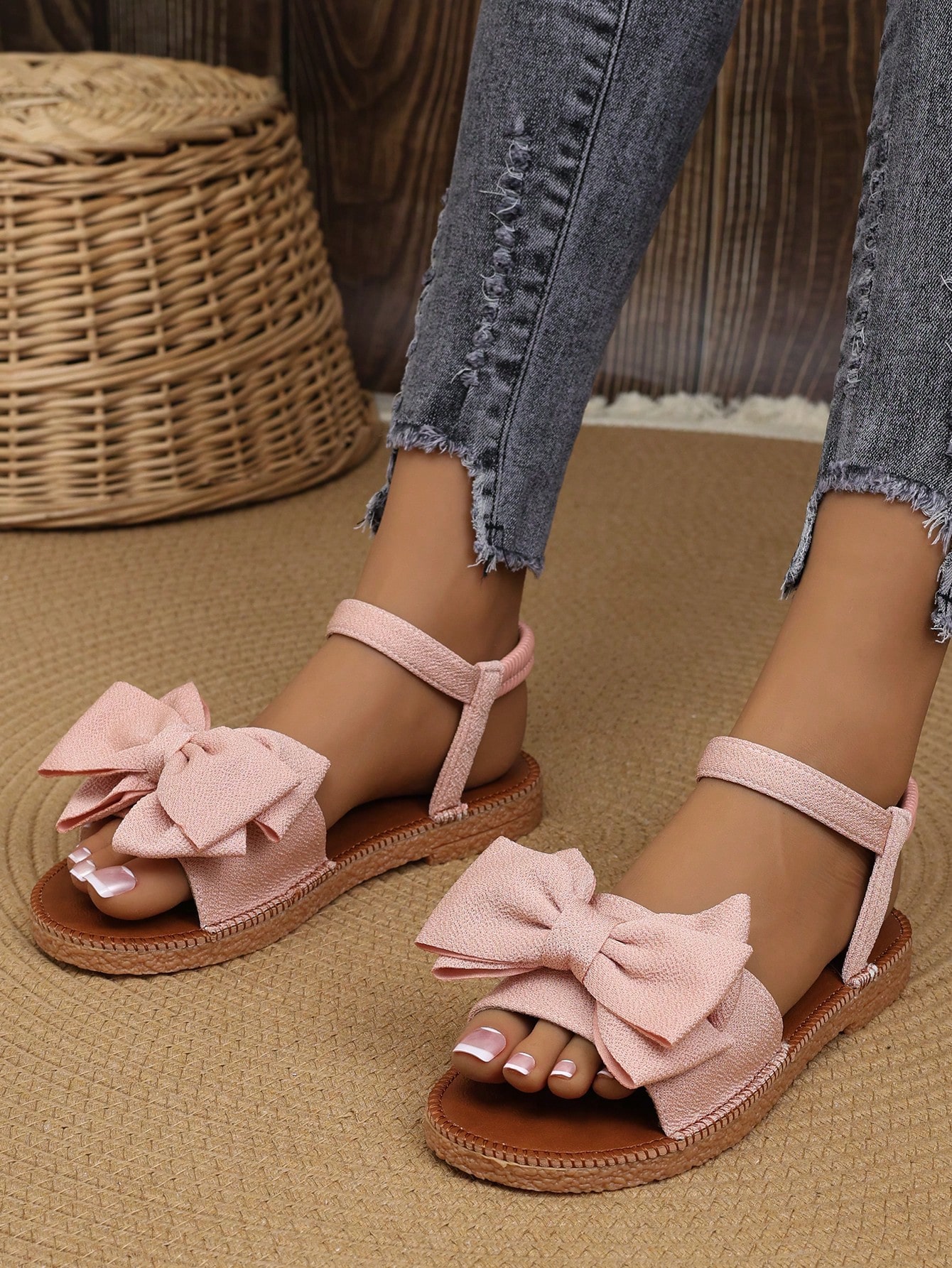 In Pink Women Flat Sandals