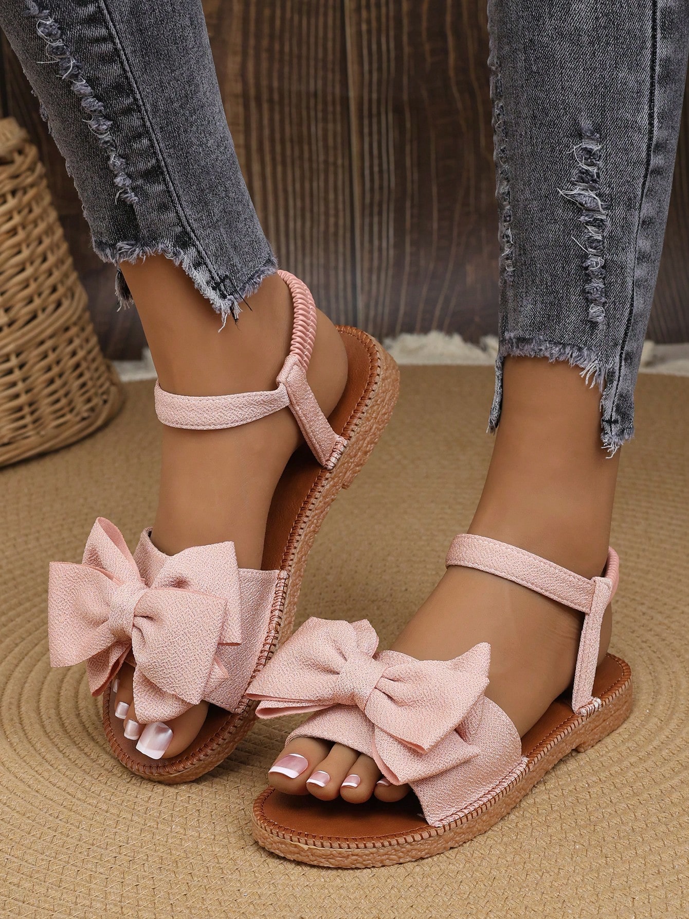 In Pink Women Flat Sandals