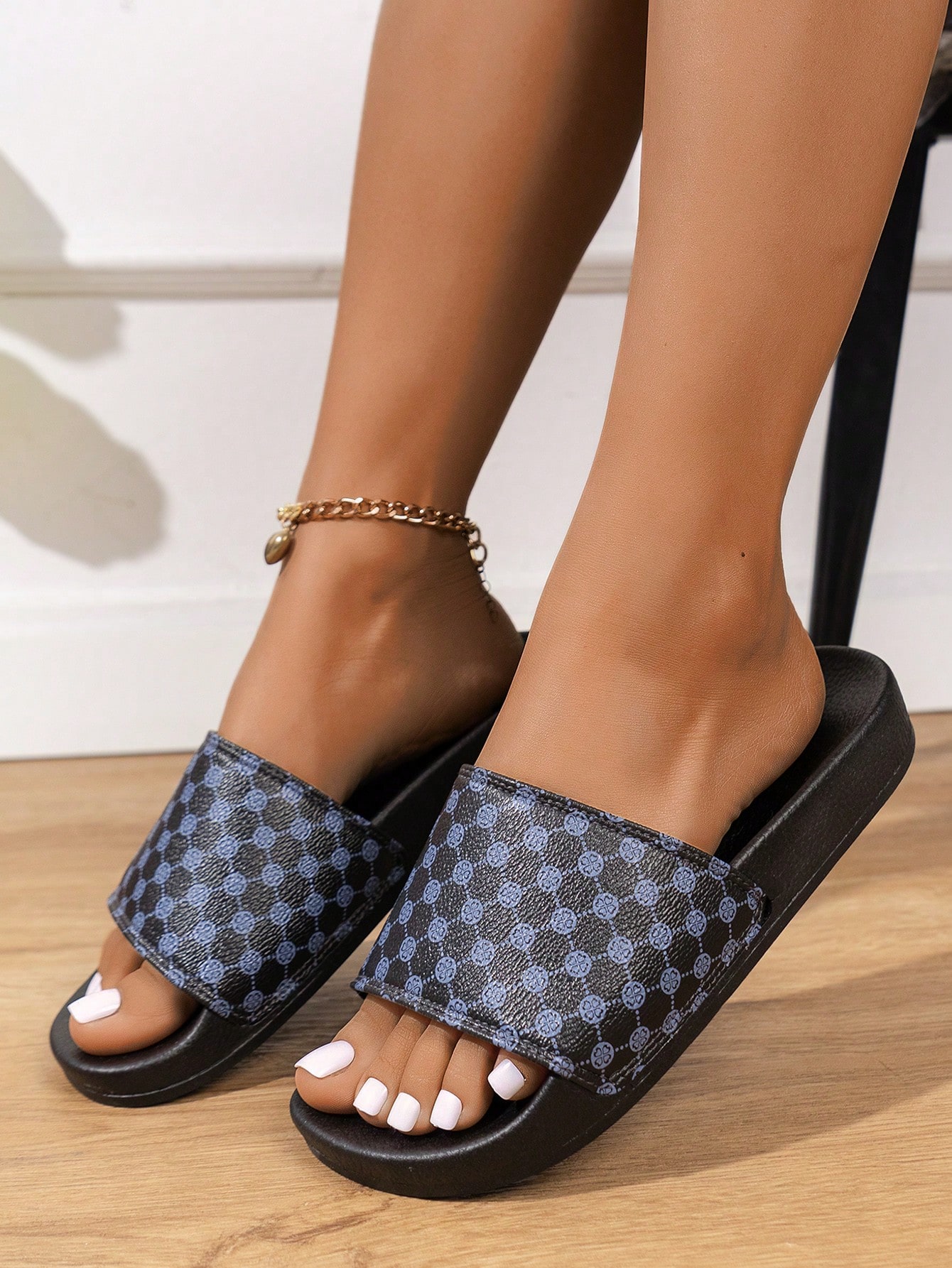 In Blue Women Slippers