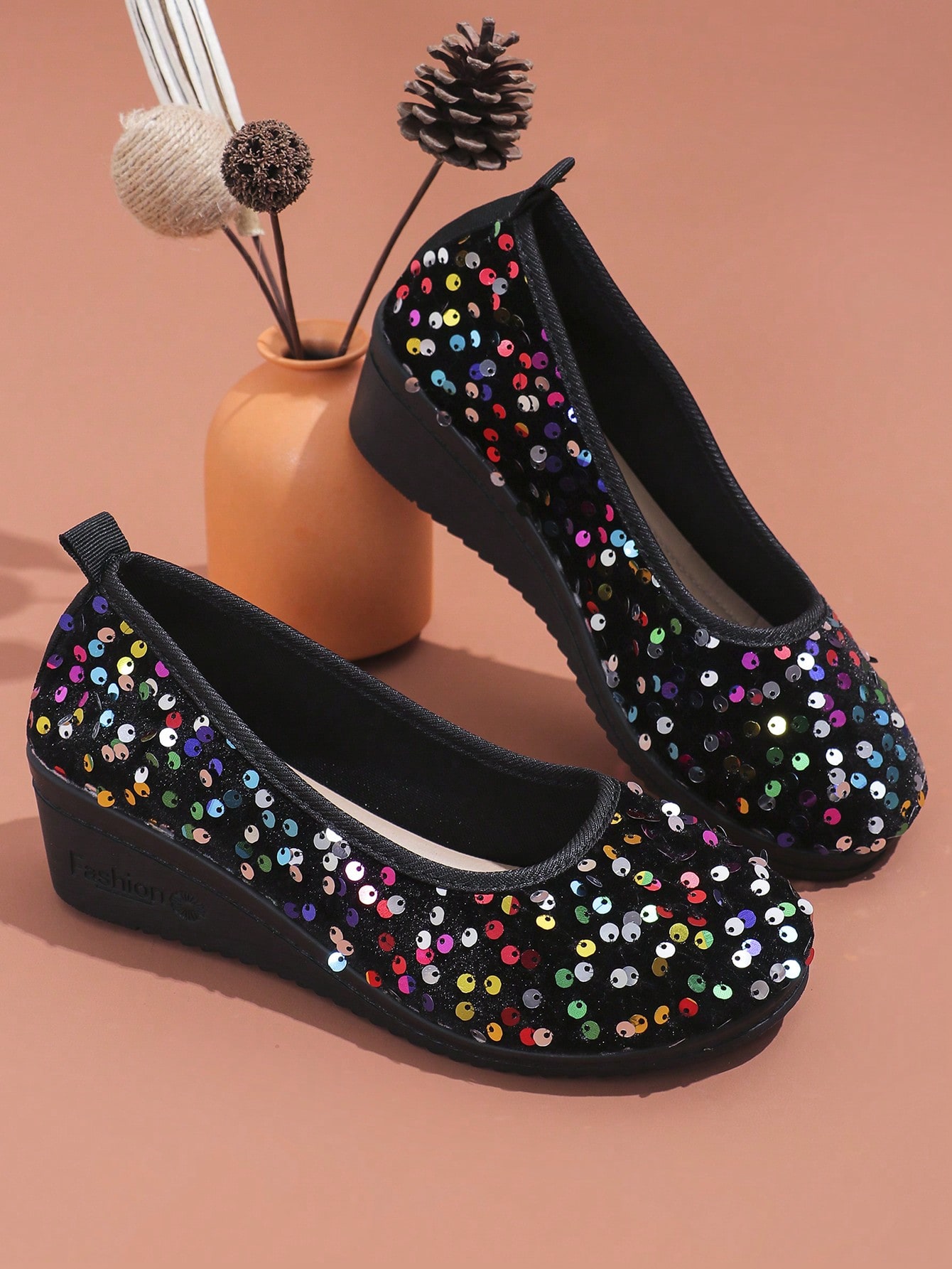 In Multicolor Women Wedges & Flatform