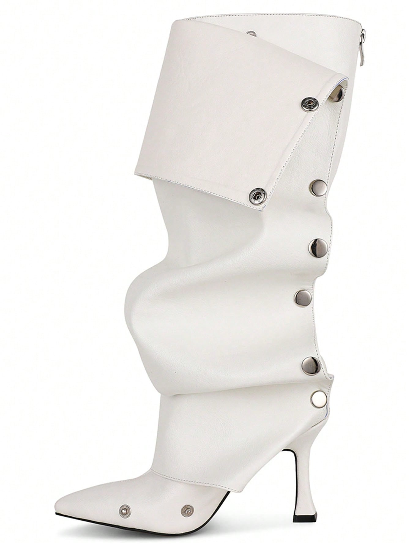 In White Women Knee-High Boots