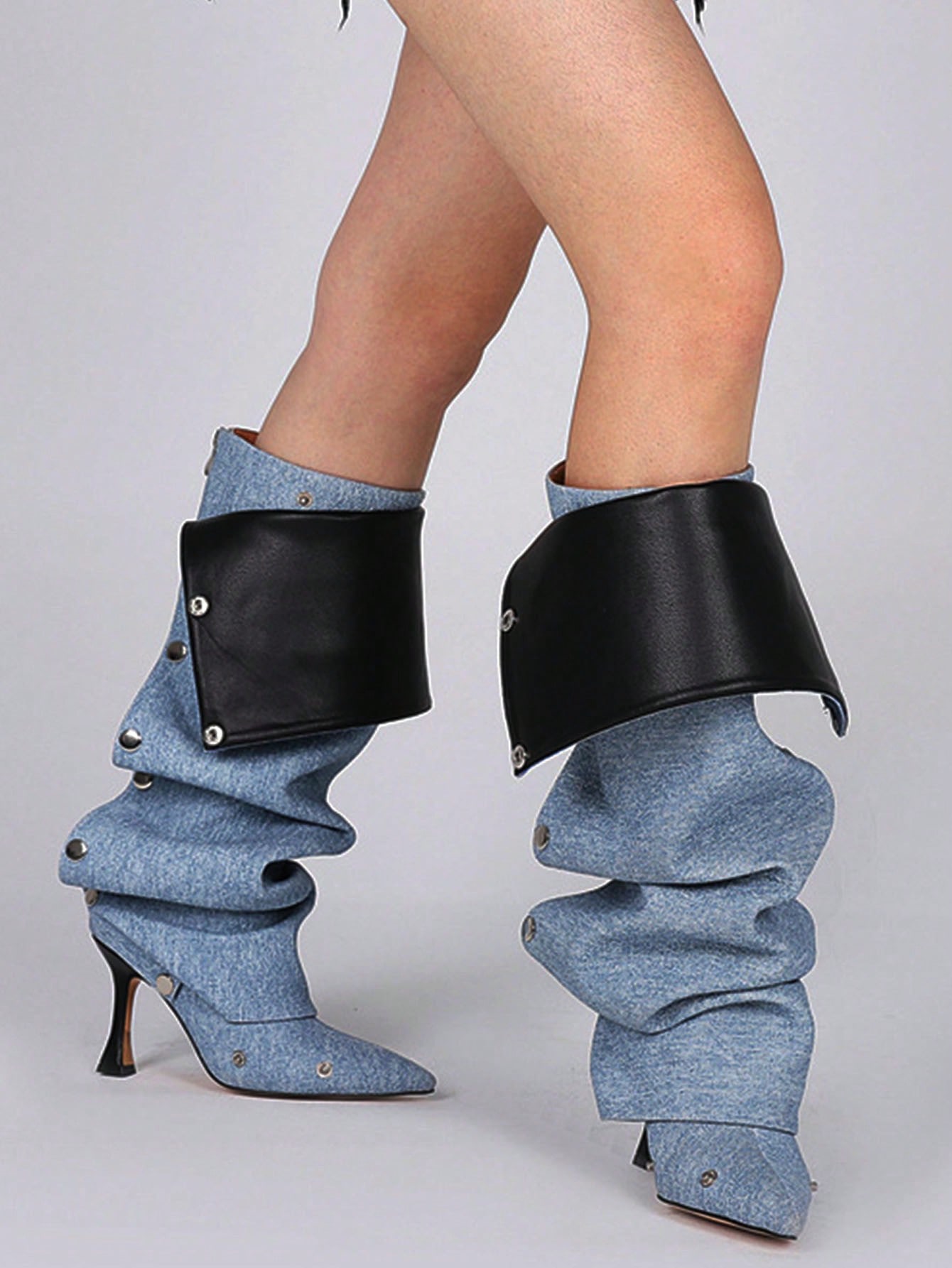 In Blue Women Fashion Boots