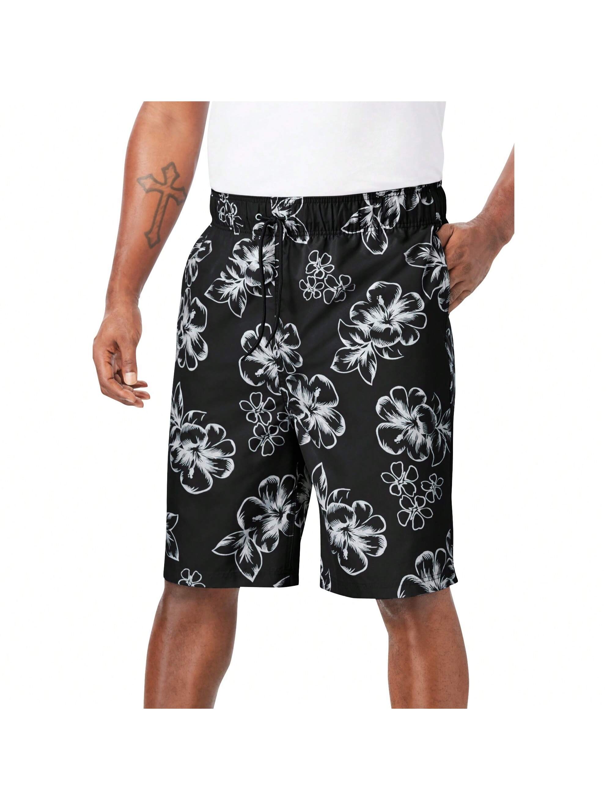 Men Plus Size Swim Shorts