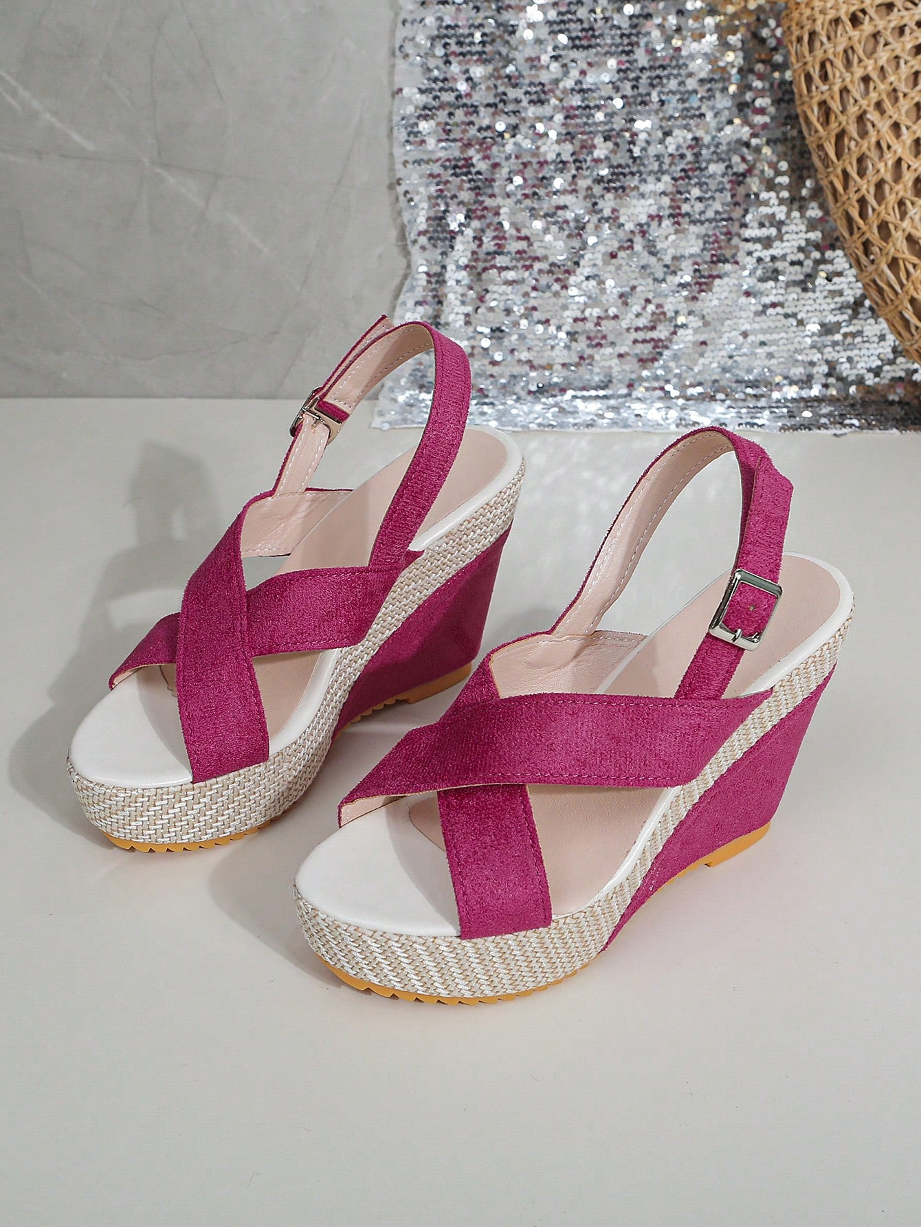 In Hot Pink Women Platforms & Wedge Sandals