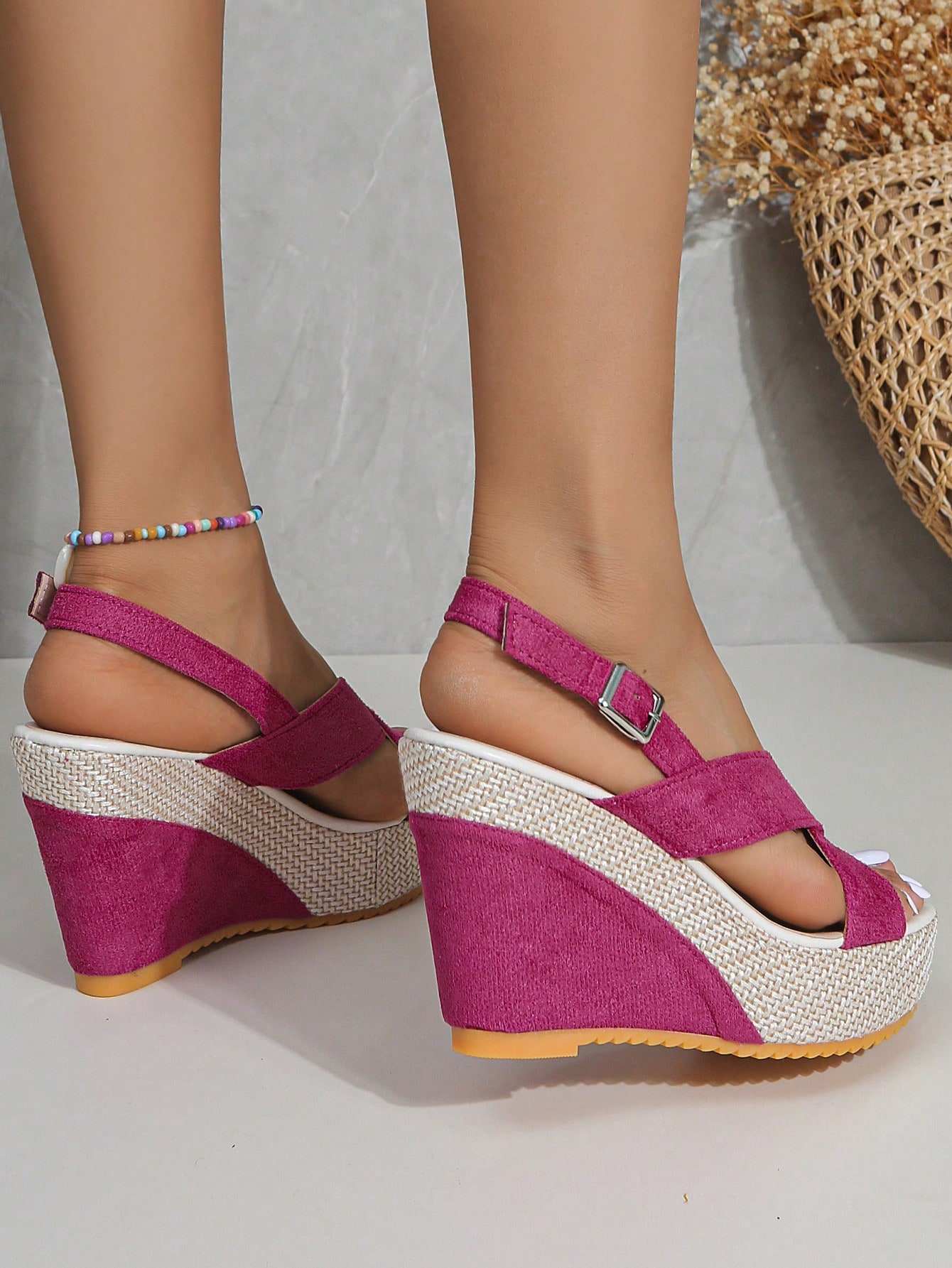 In Hot Pink Women Platforms & Wedge Sandals