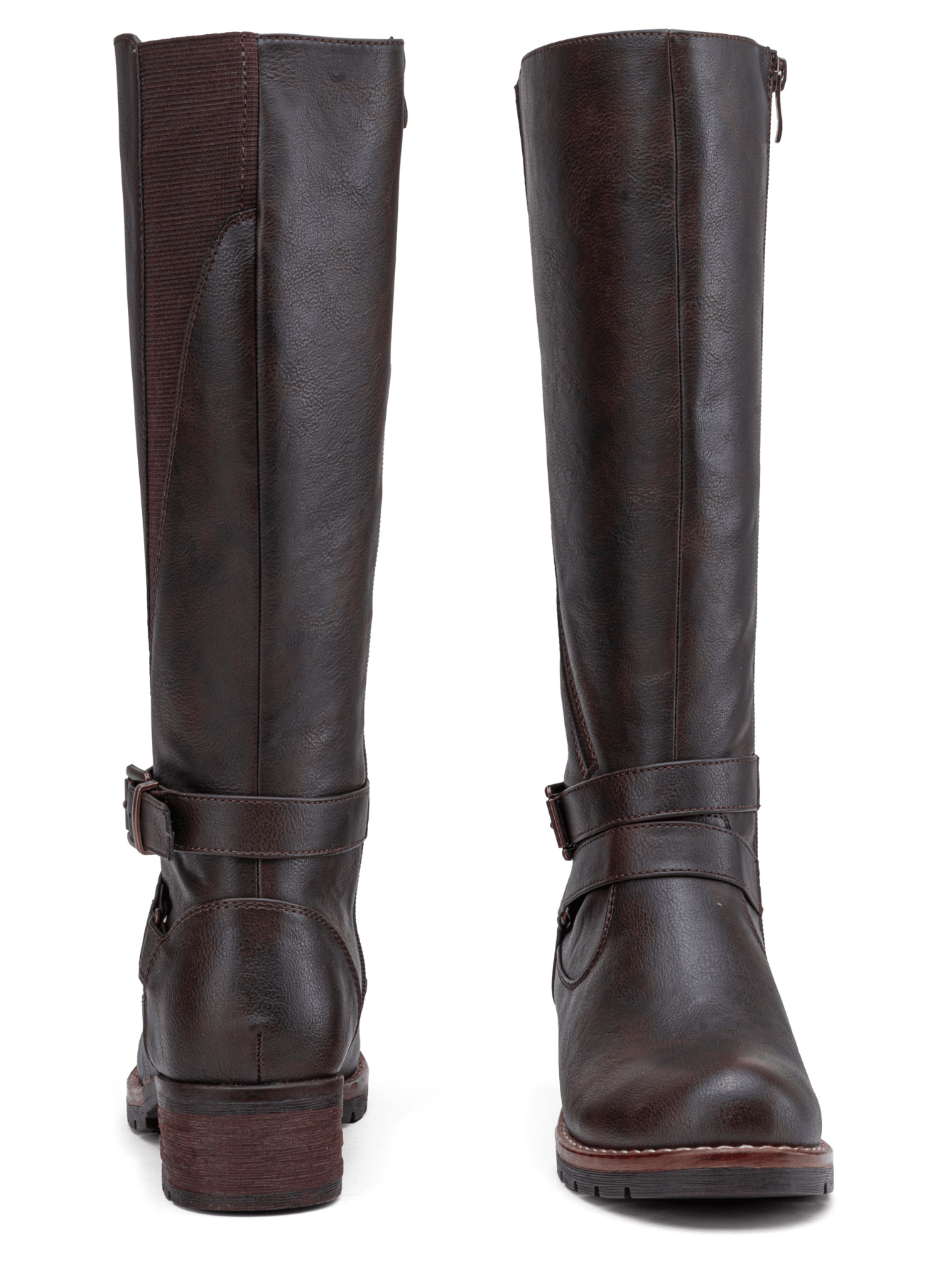 In Coffee Brown Women Fashion Boots