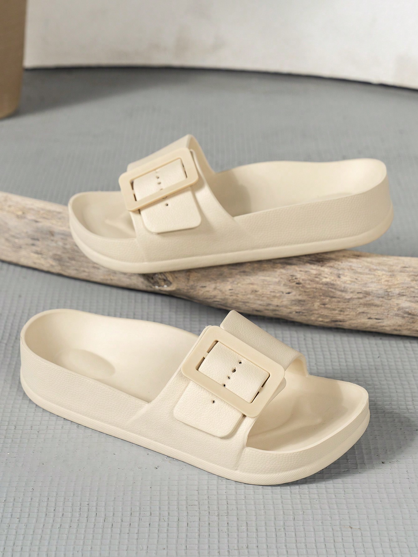 In Beige Women Slippers