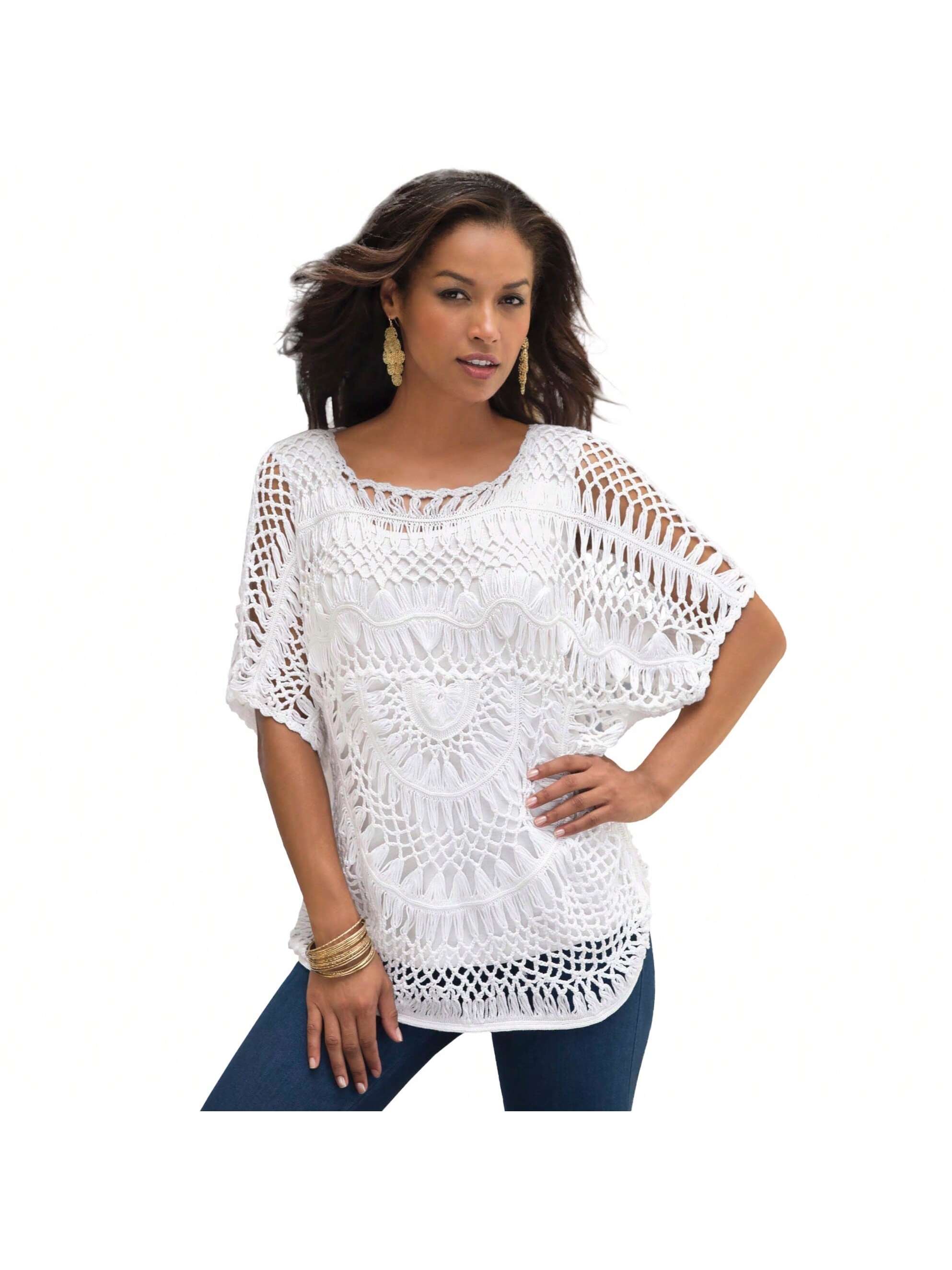 In White Plus Size Sweaters