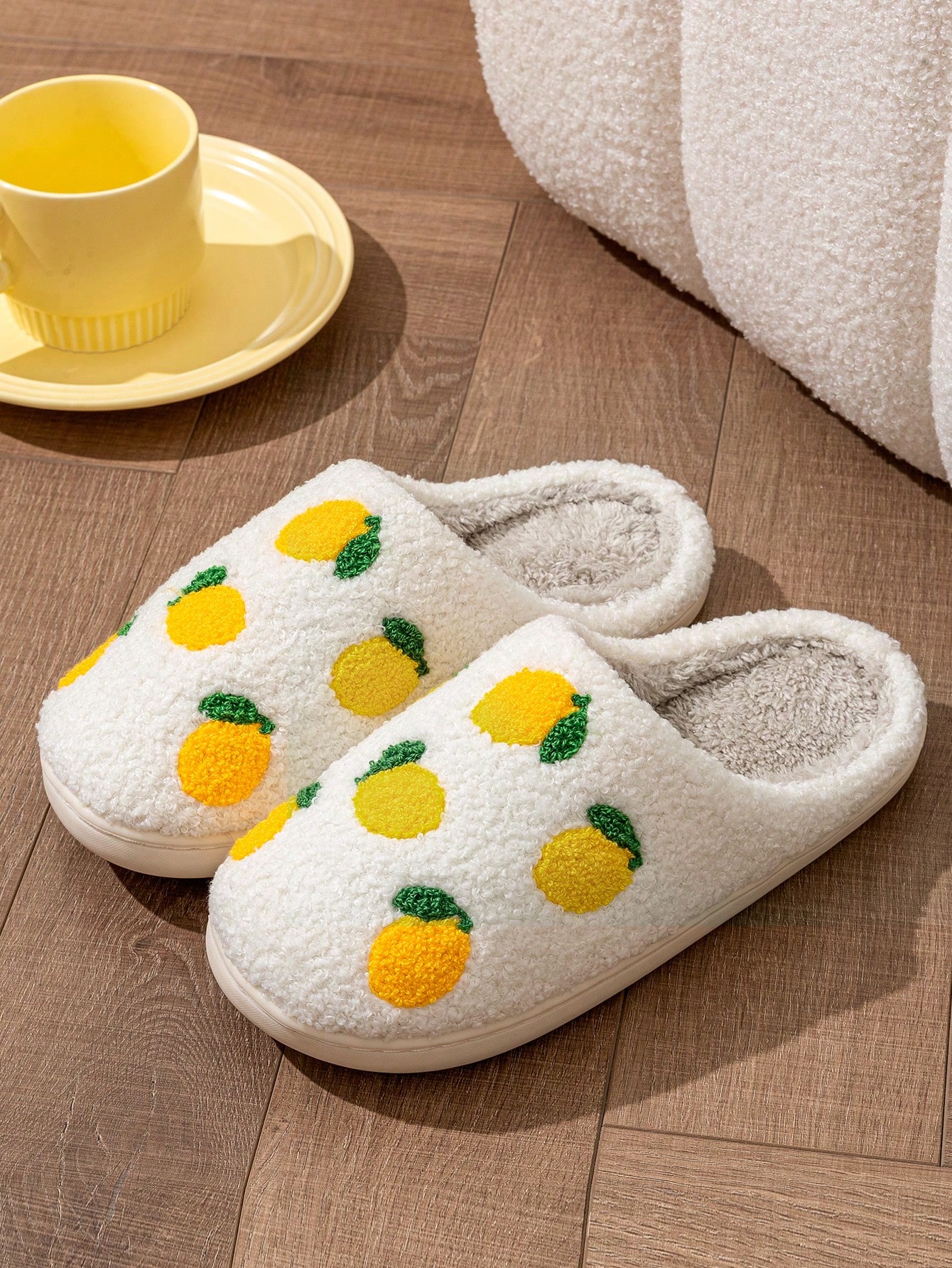 In Yellow Women Home Slippers