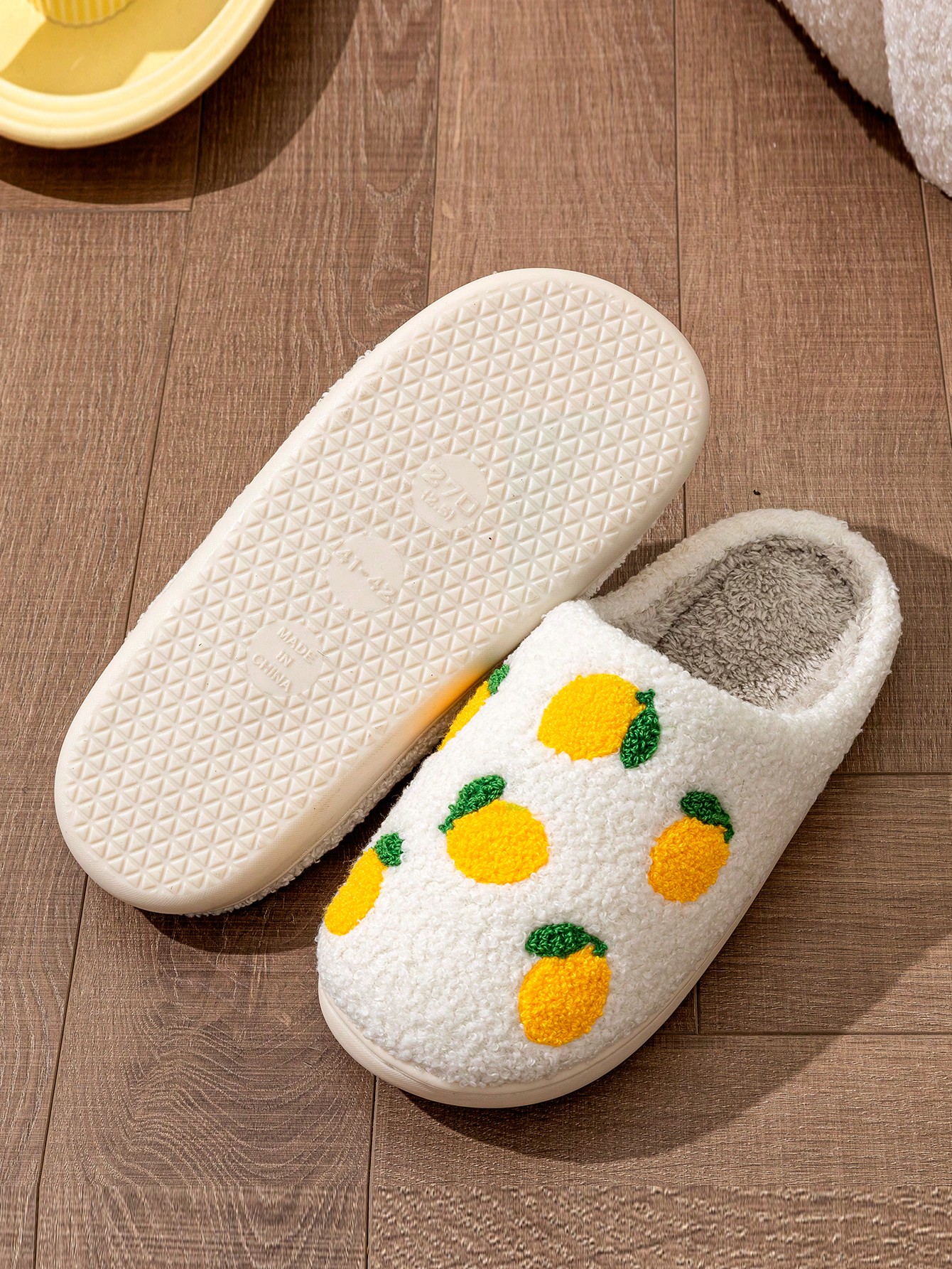 In Yellow Women Home Slippers