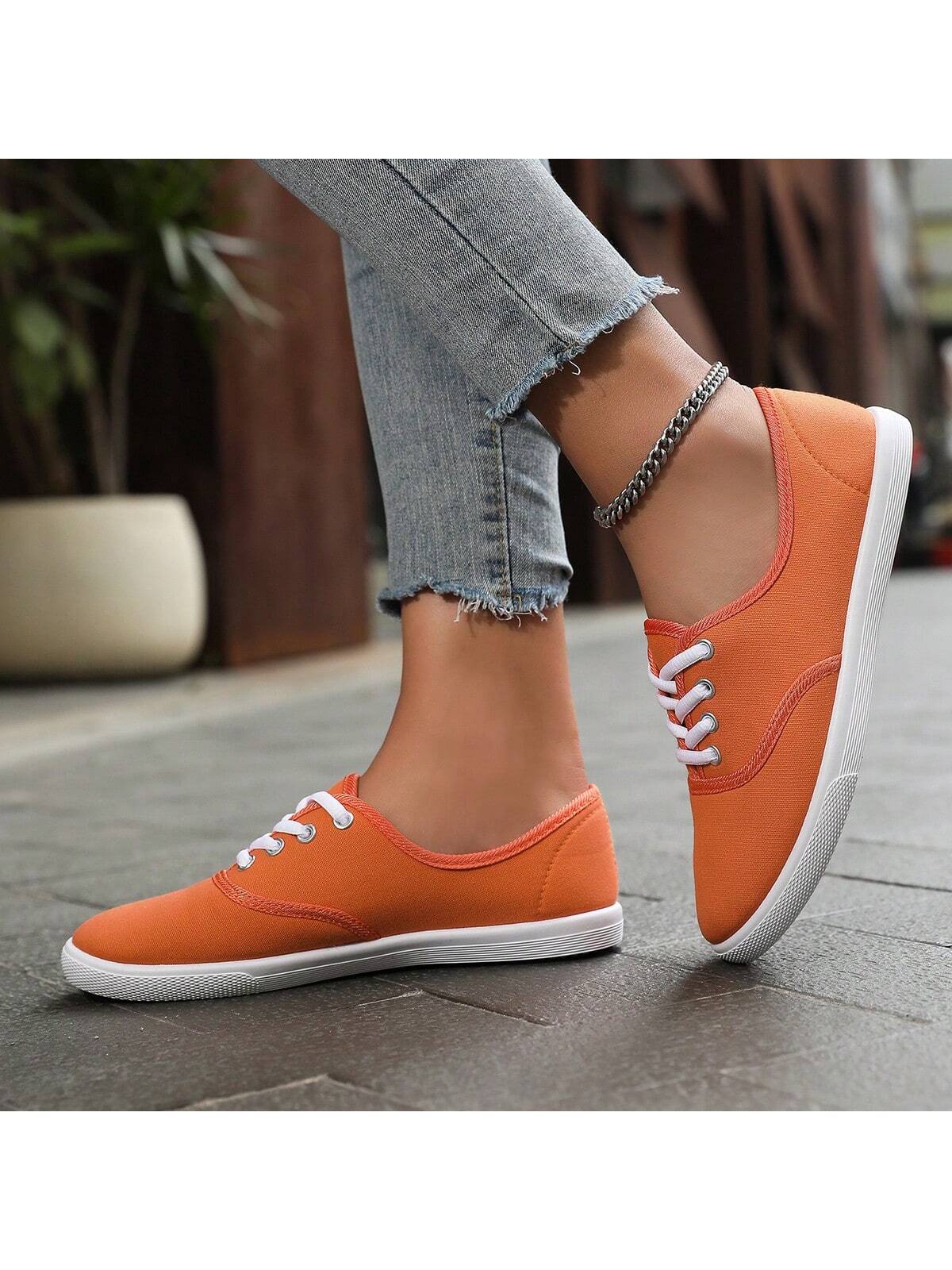 In Orange Women Shoes