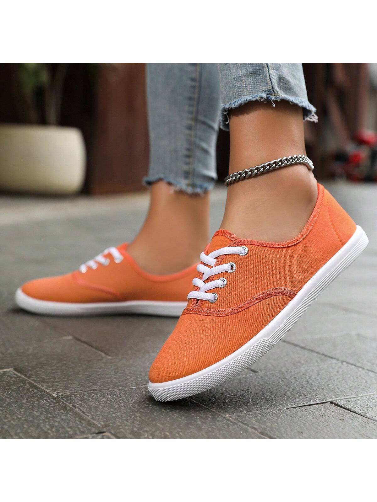 In Orange Women Shoes