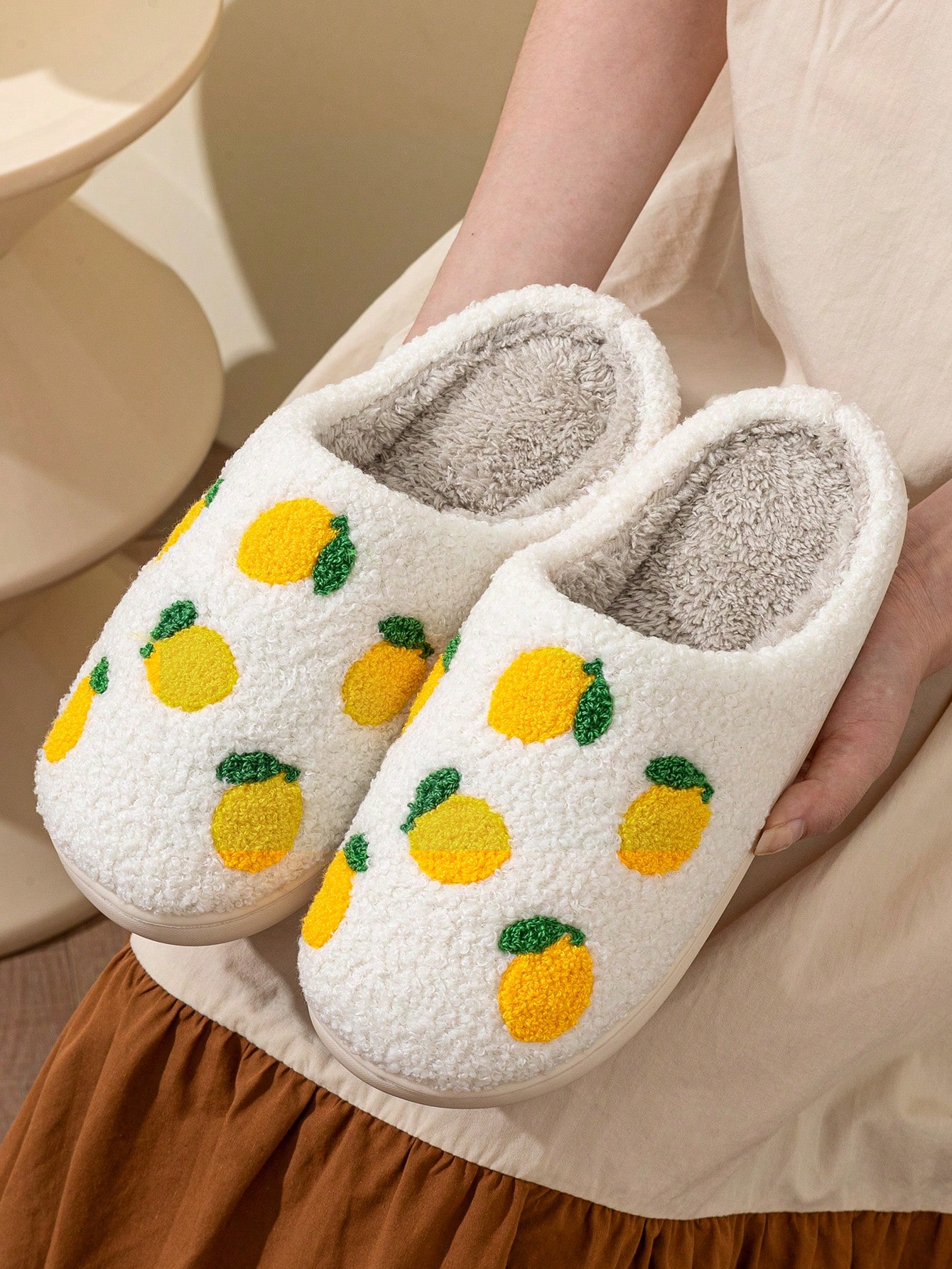 In Yellow Women Home Slippers