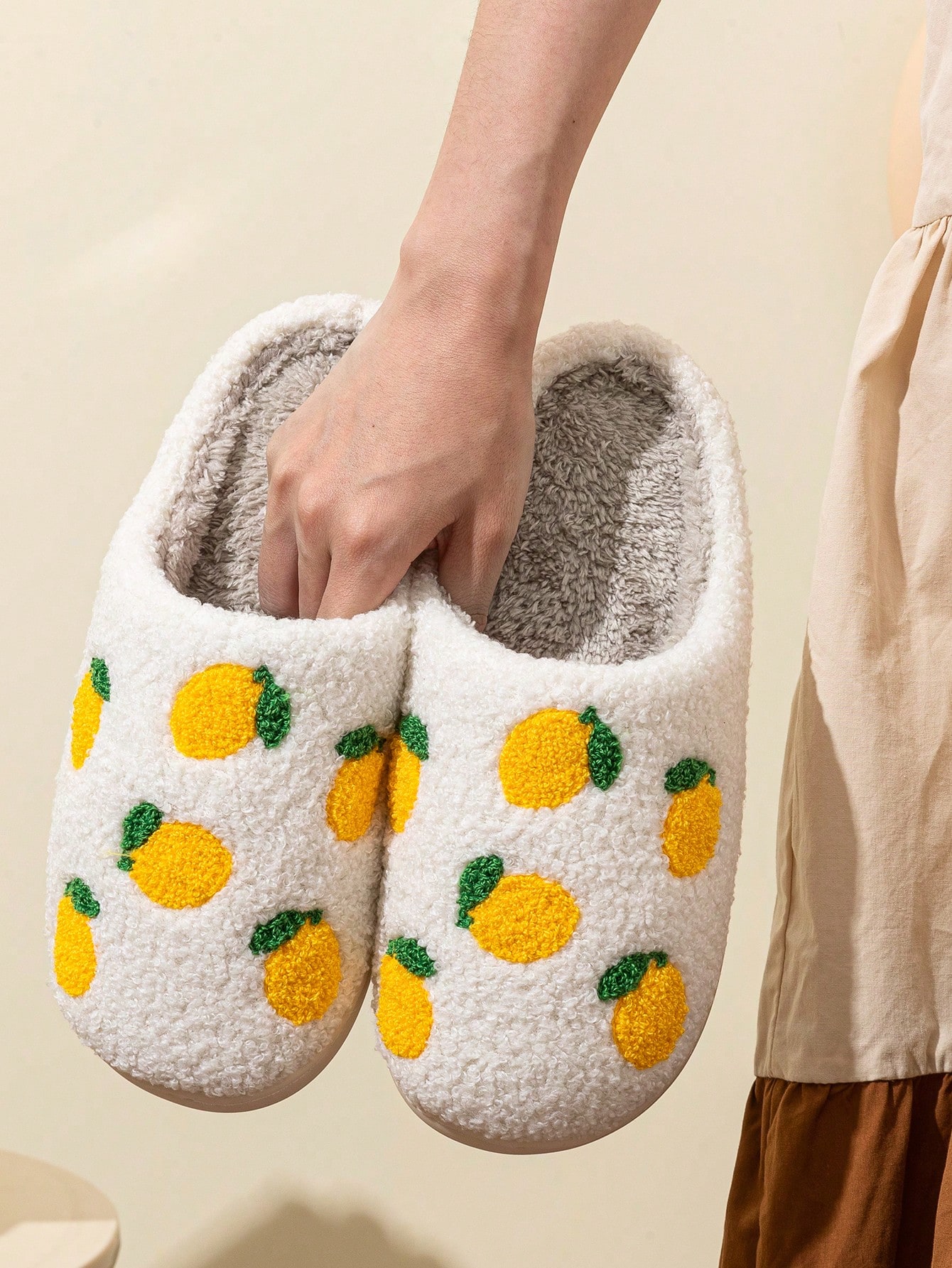 In Yellow Women Home Slippers