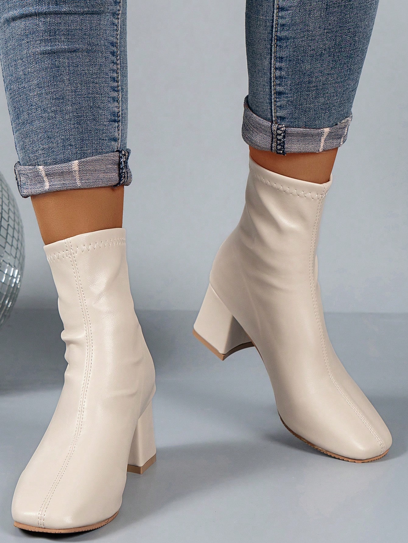 In Beige Women Ankle Boots & Booties