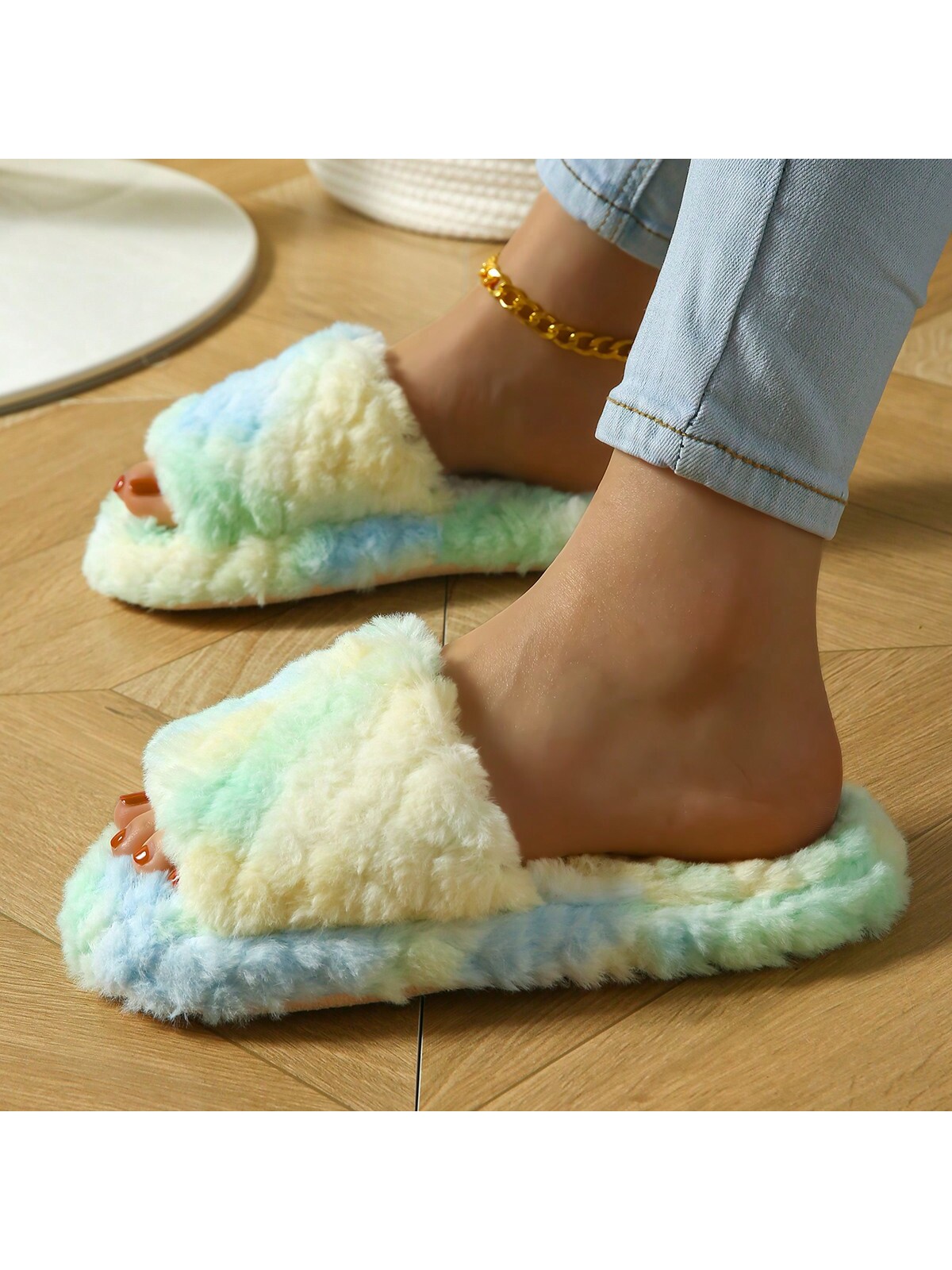 In Blue Women Slippers