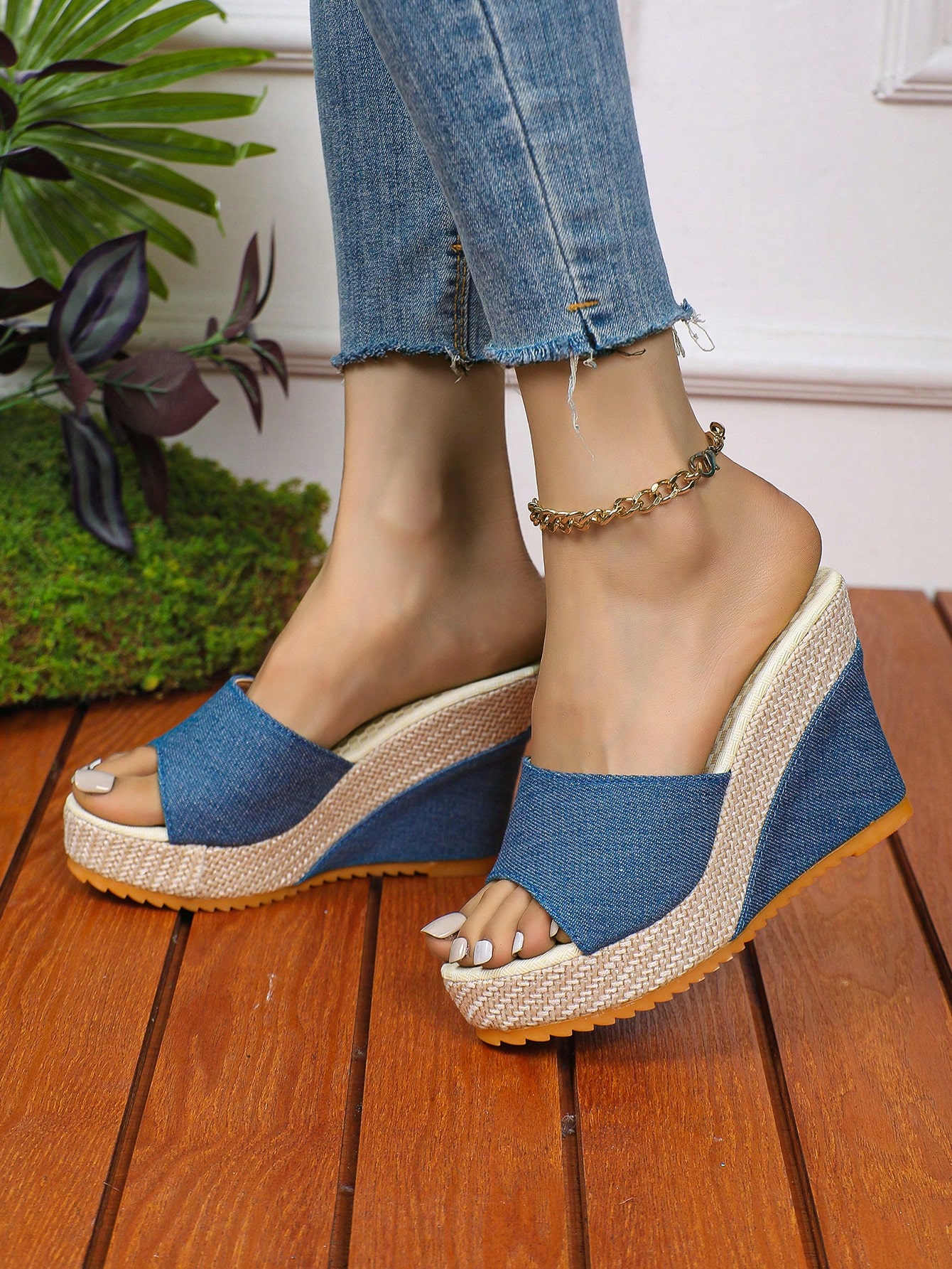 In Blue Women Platforms & Wedge Sandals