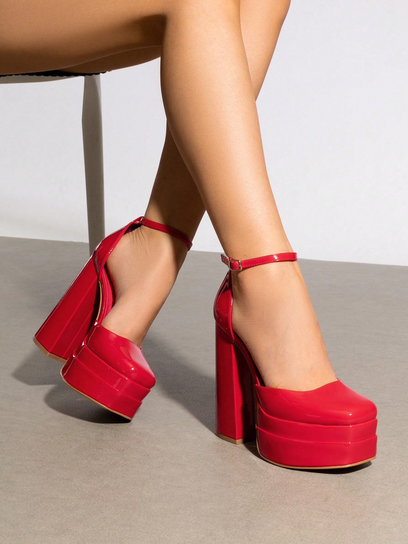 In Red Women Pumps