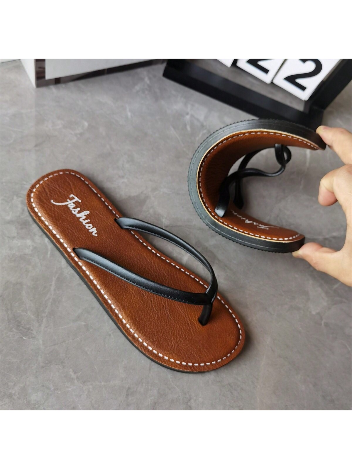 In Brown Women Flip-Flops