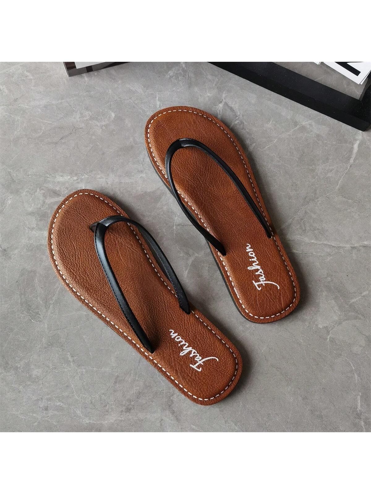 In Brown Women Flip-Flops