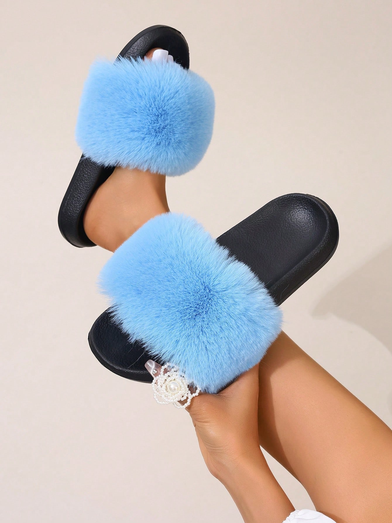 In Blue Women Slippers