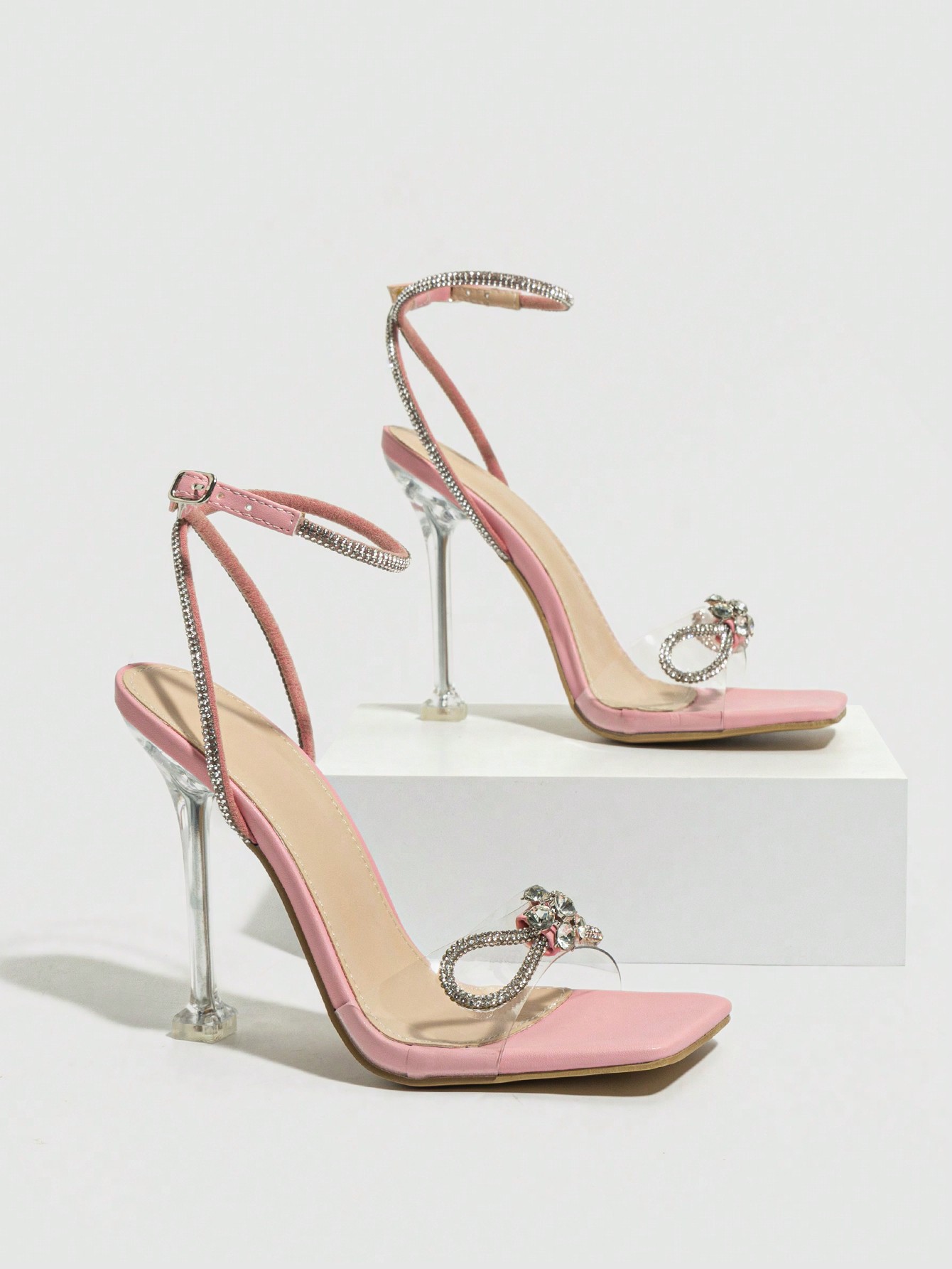 In Pink Women Heeled Sandals