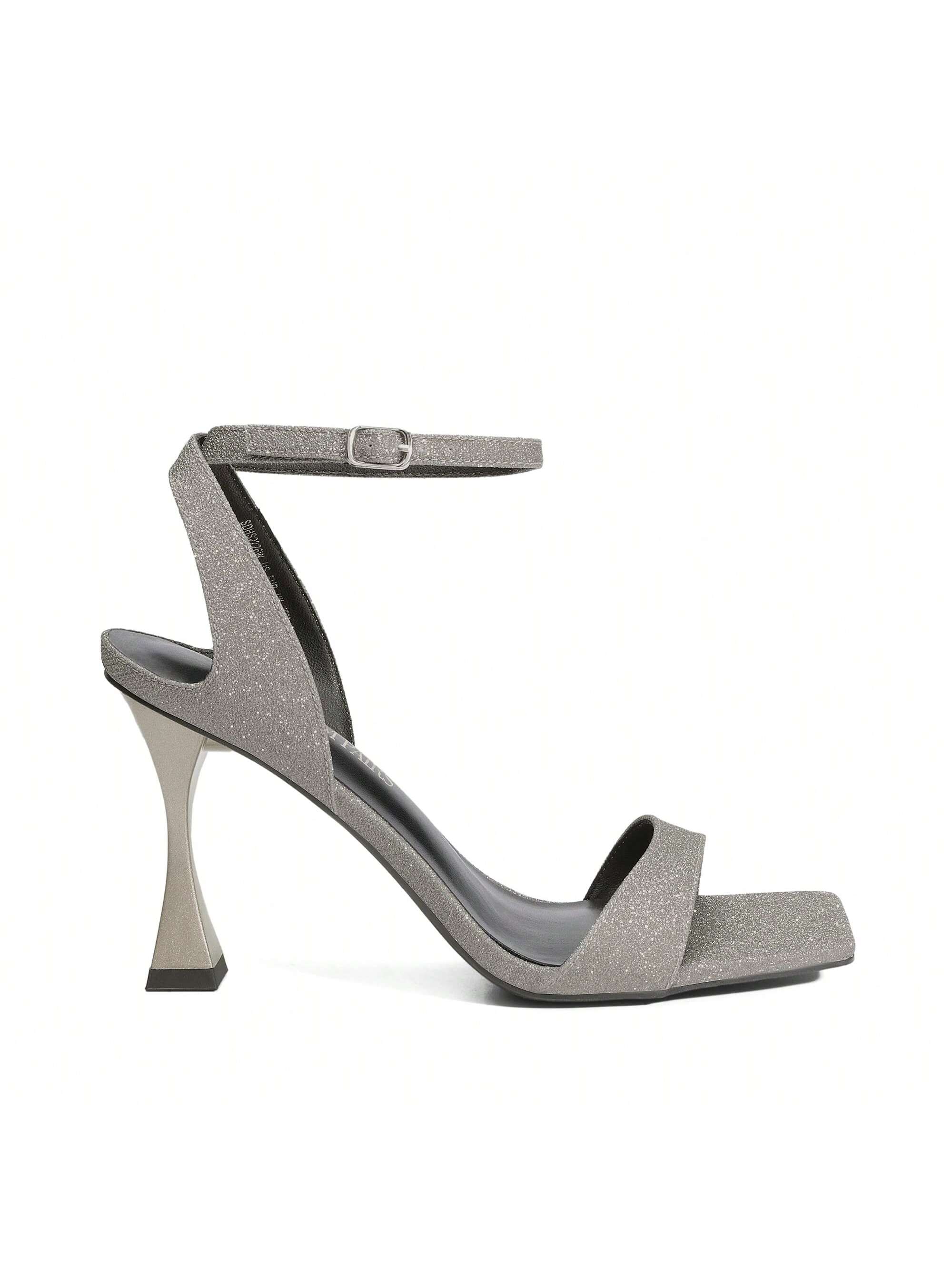 In Grey Women Heeled Sandals