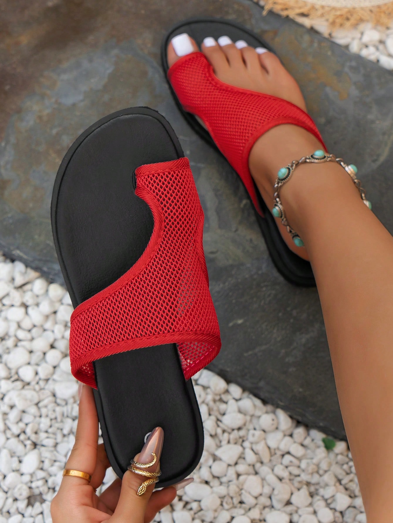 In Red Women Sandals