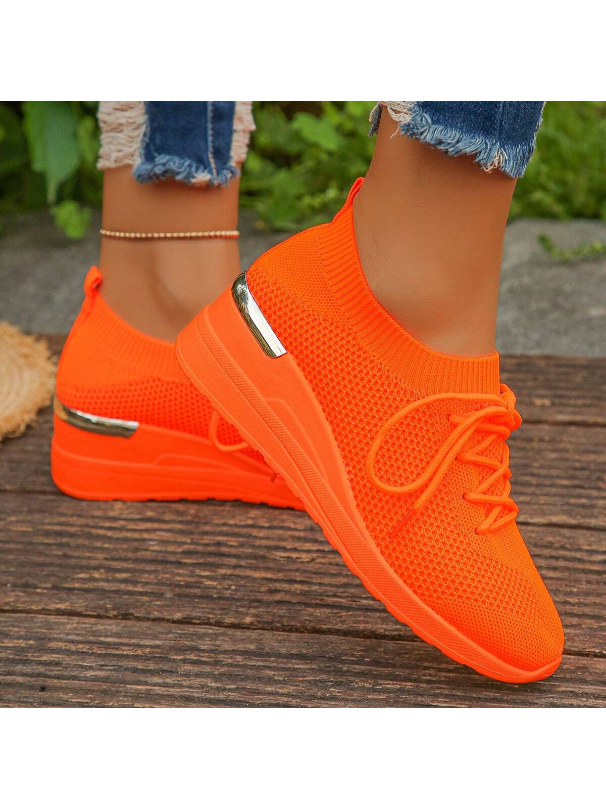 In Orange Women Shoes