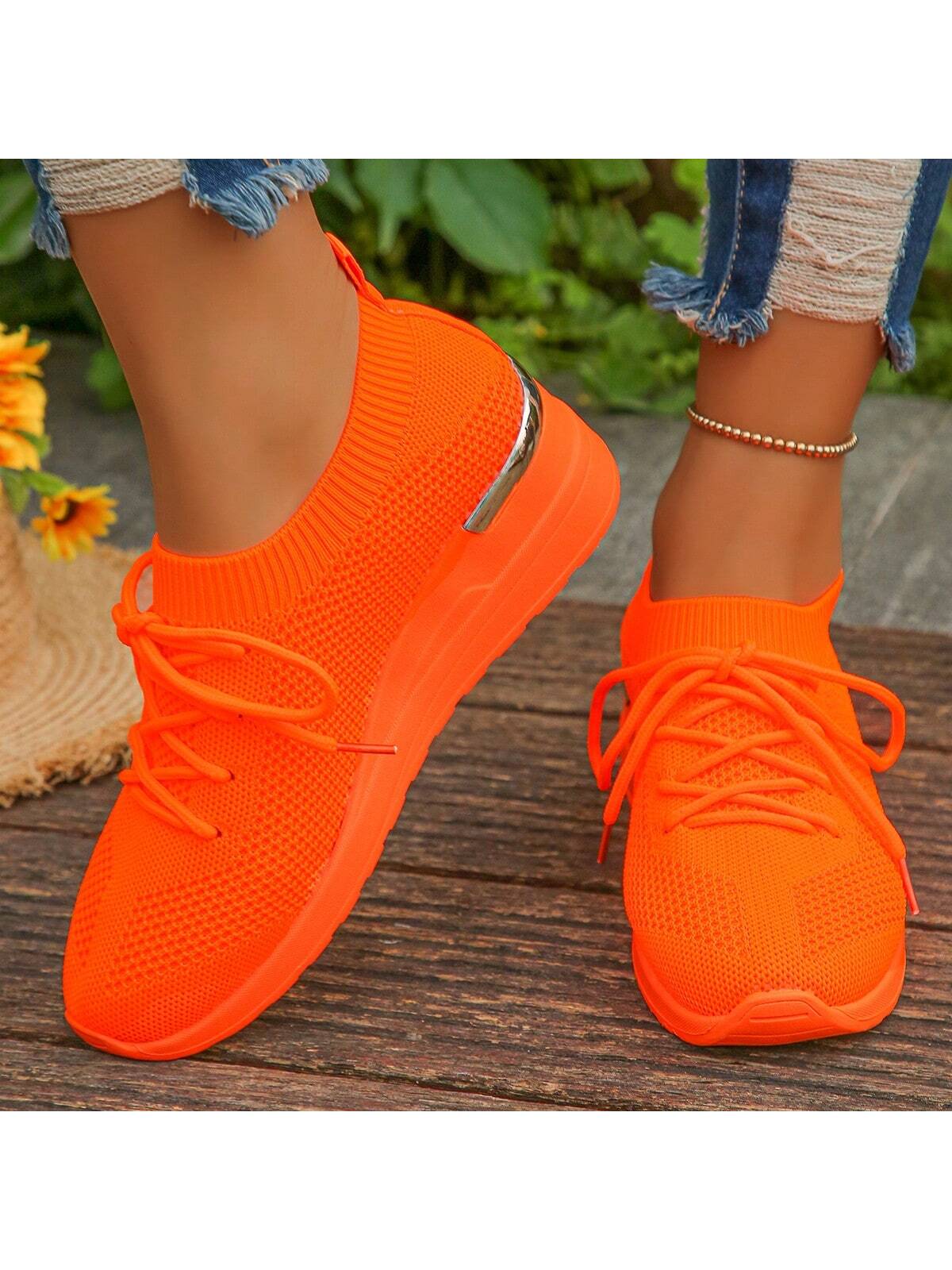 In Orange Women Shoes