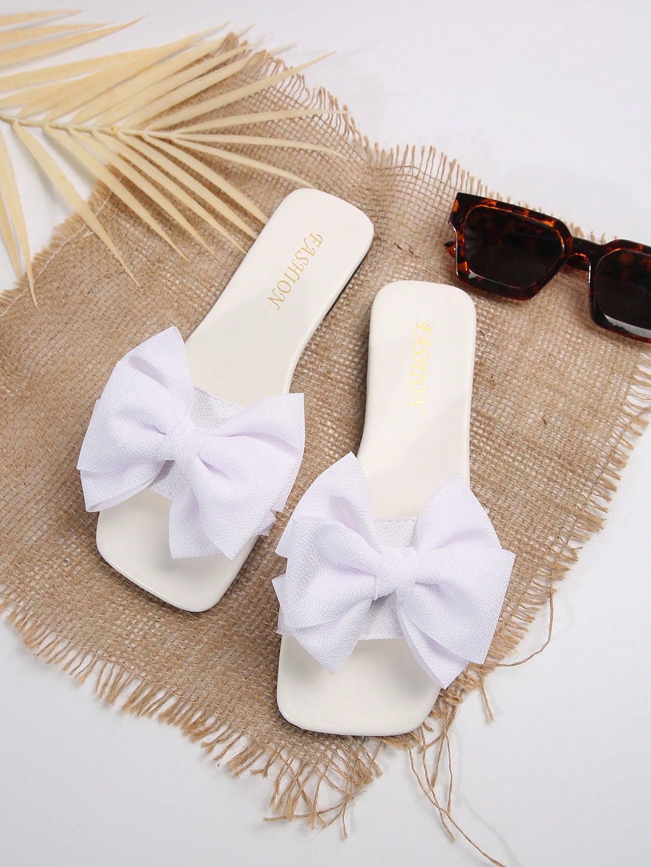 In White Women Flat Sandals