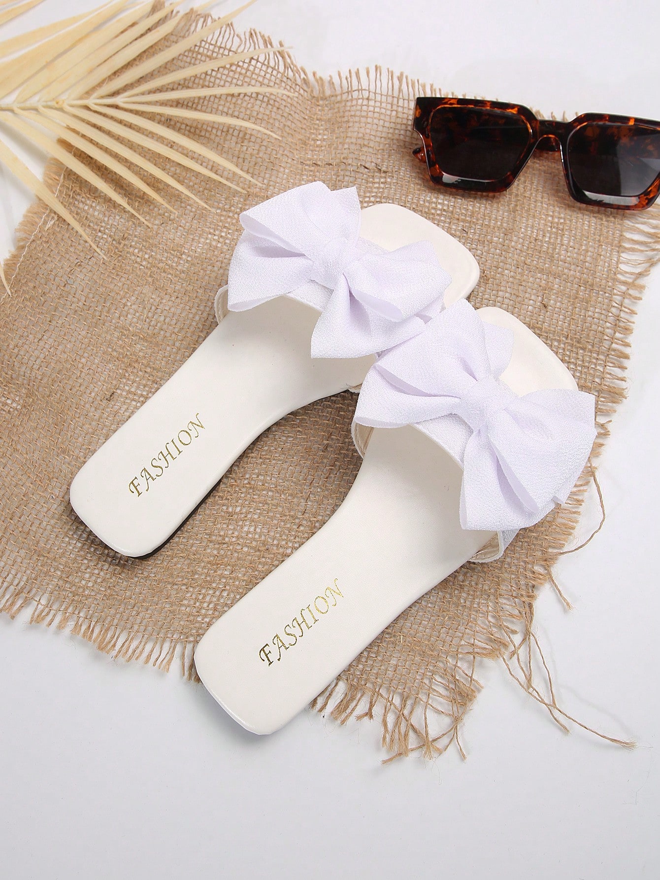 In White Women Flat Sandals