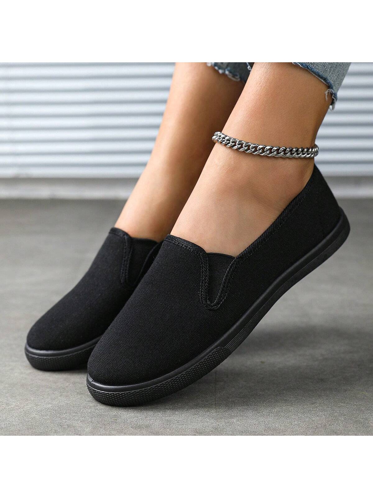 In Black Women Flats