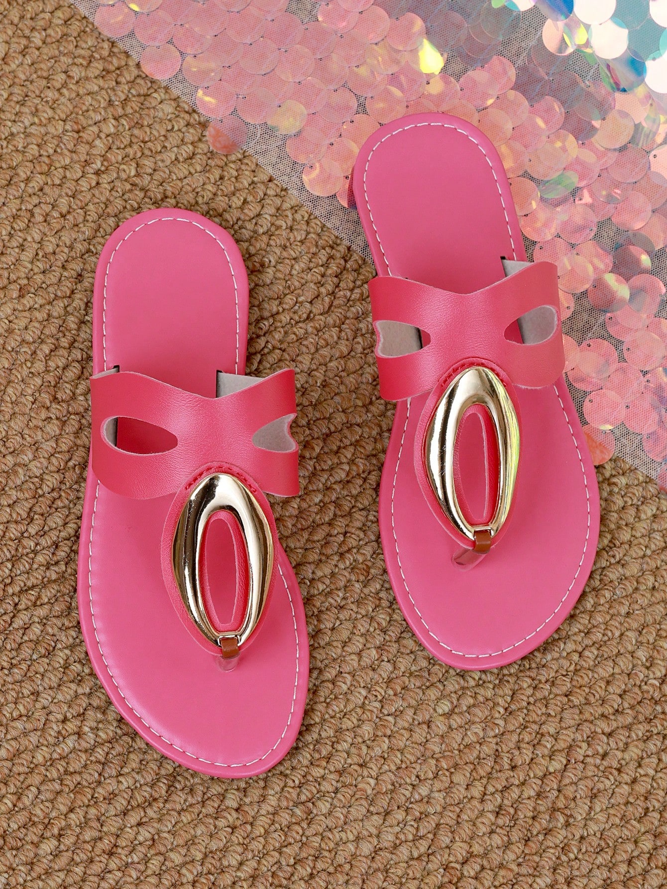 In Hot Pink Women Sandals