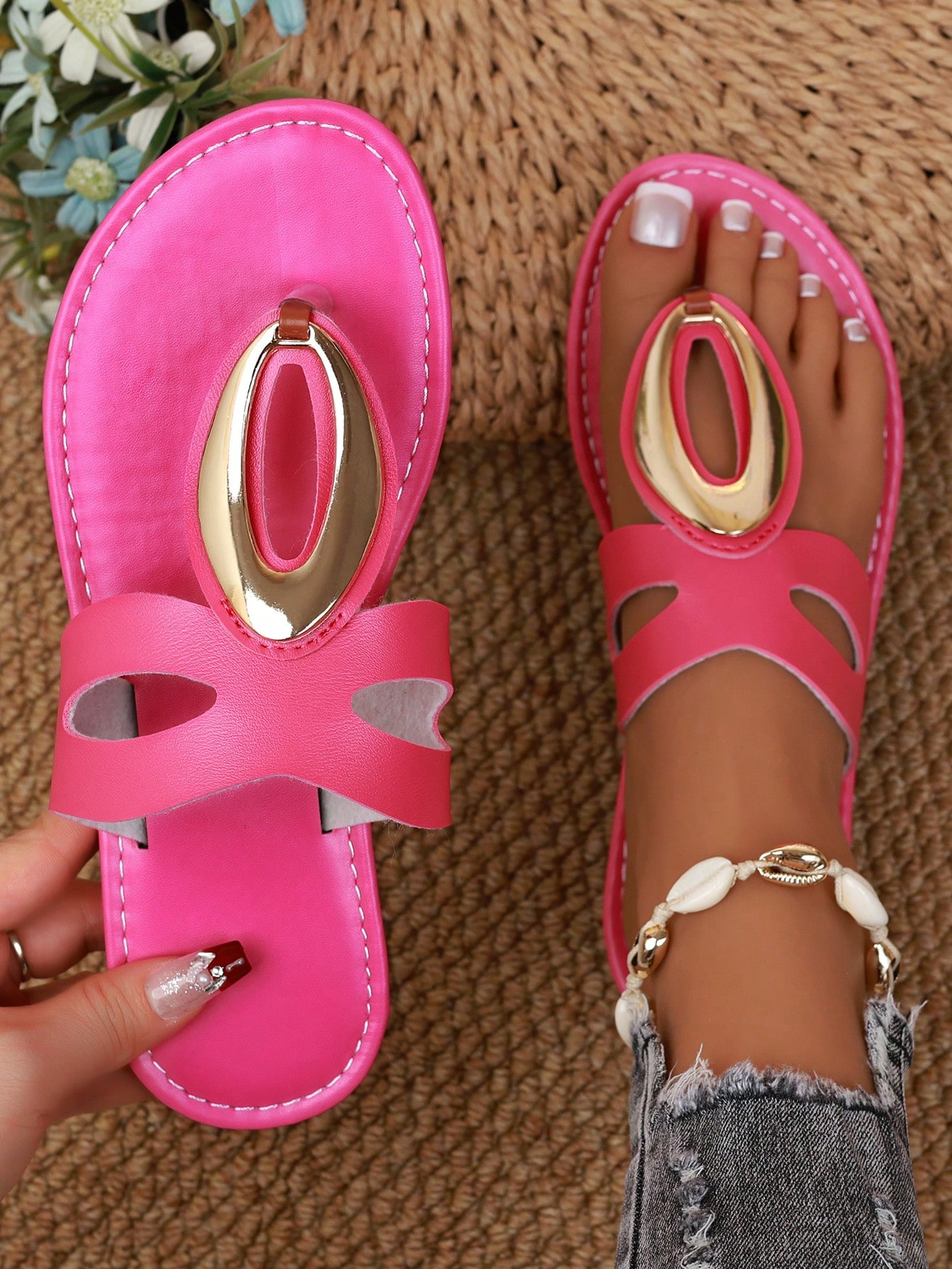 In Hot Pink Women Sandals