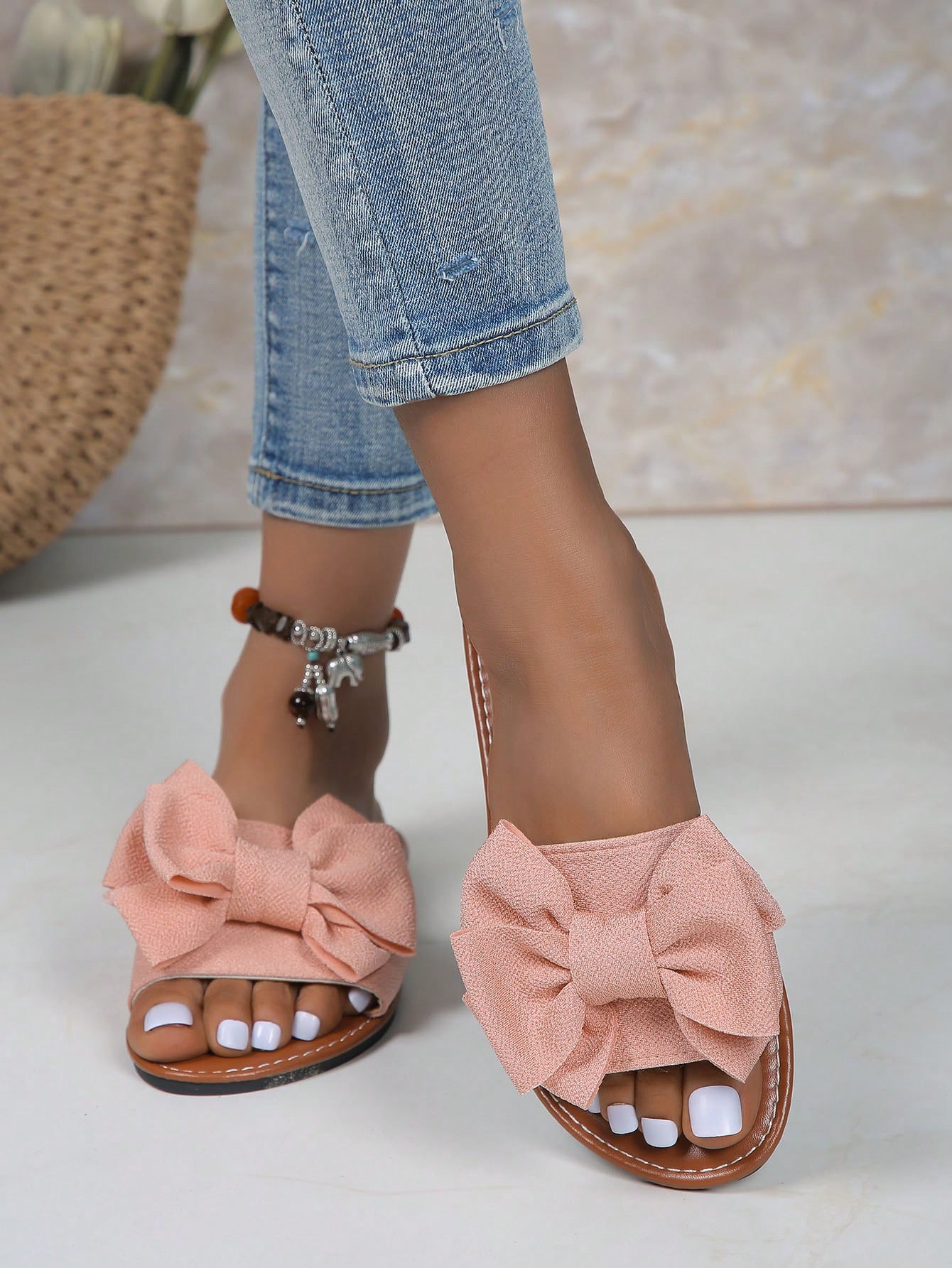 In Pink Women Flat Sandals