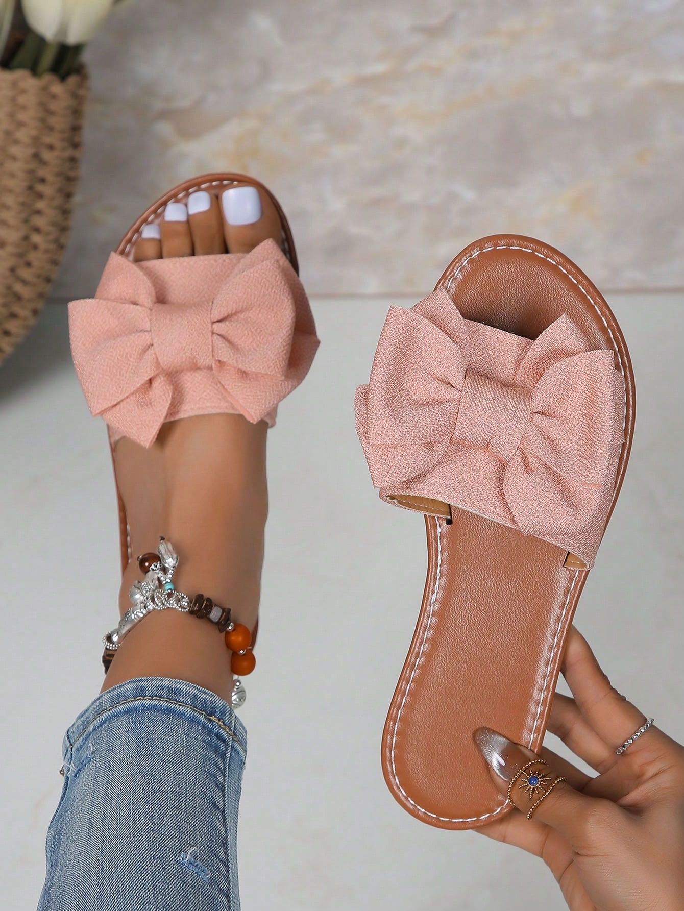 In Pink Women Flat Sandals