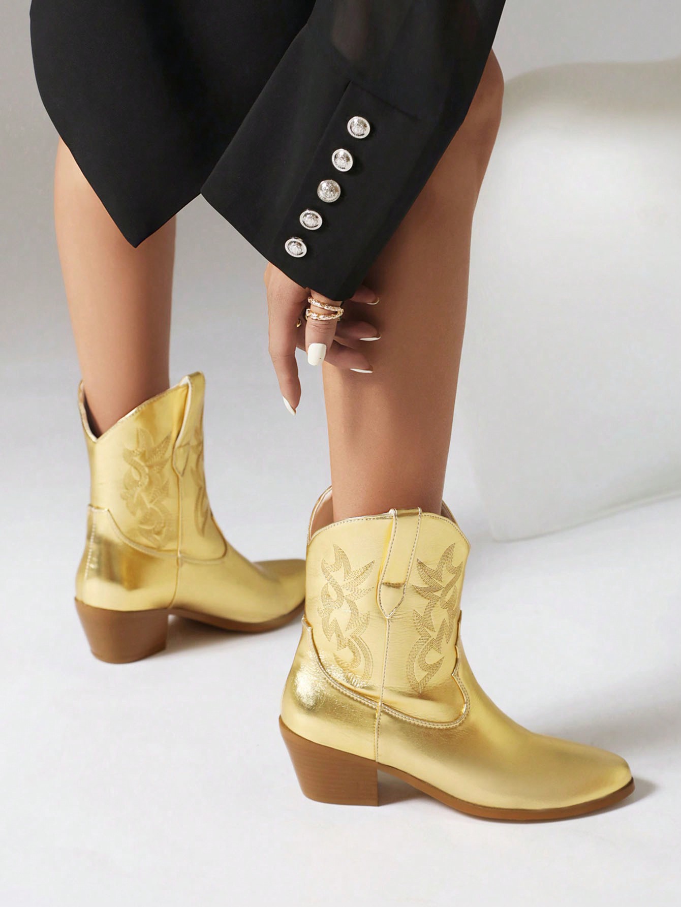 In Gold Women Fashion Boots